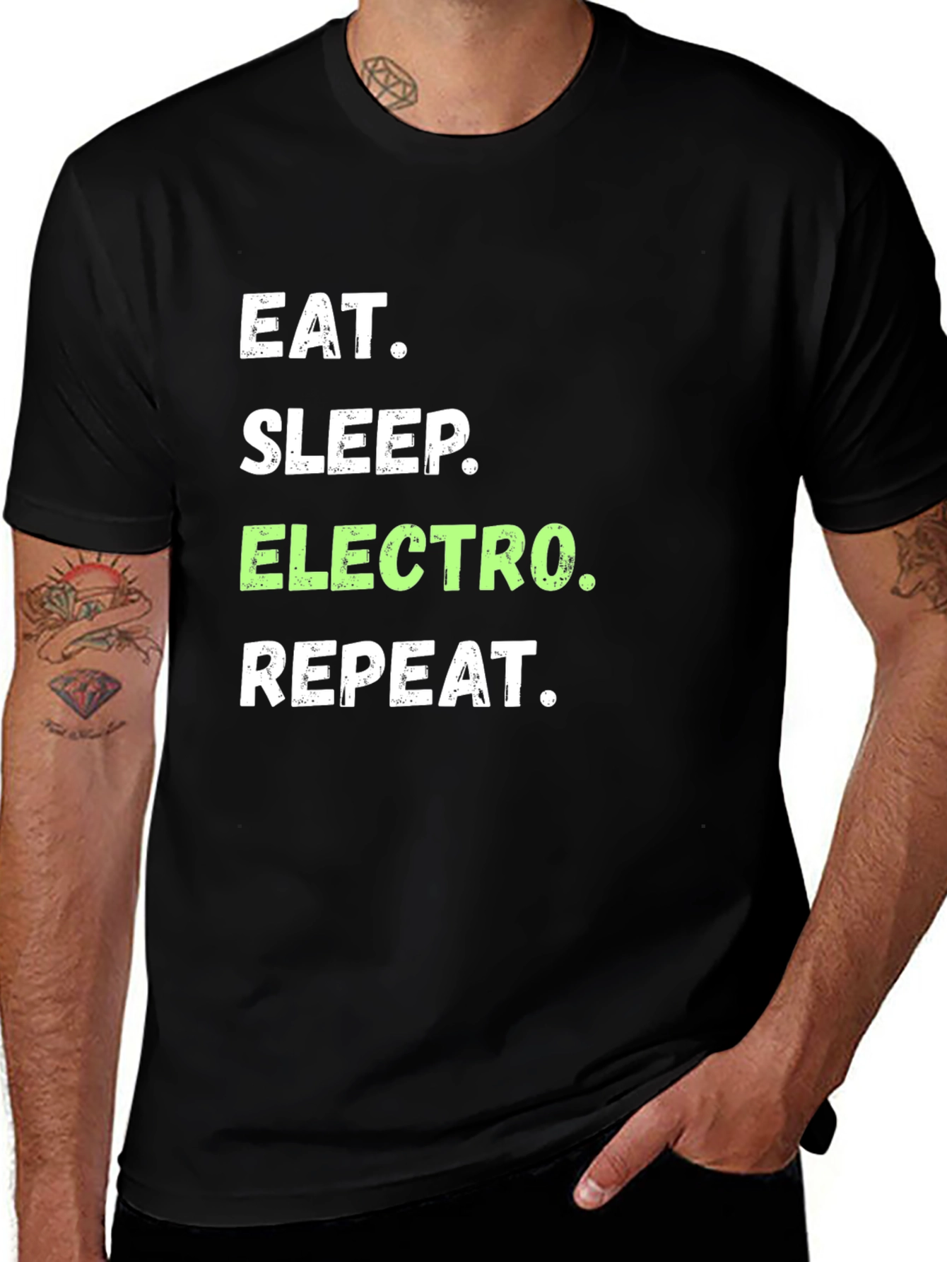 Eat Sleep Electro Repeat T-Shirt