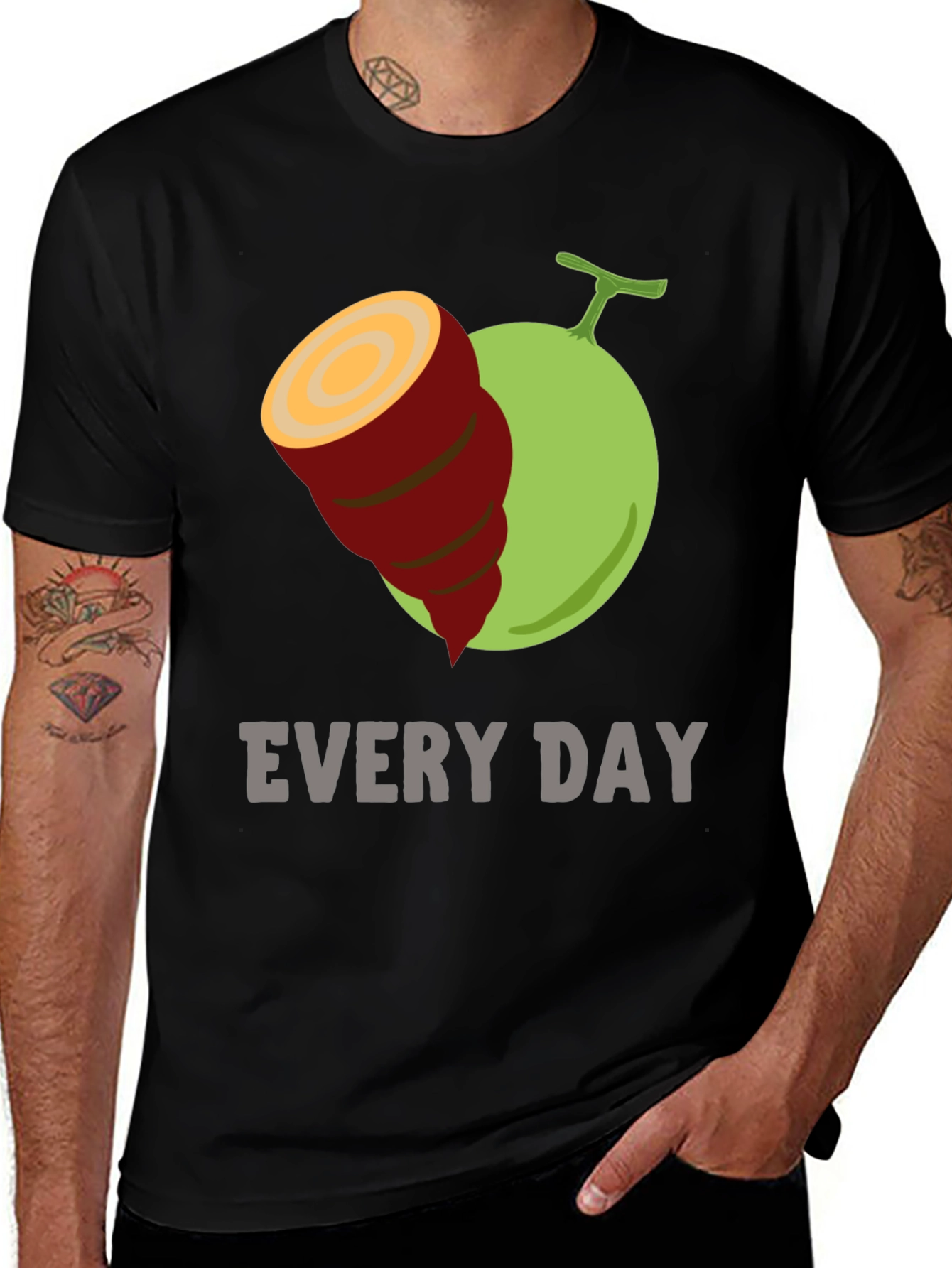 Variant 4 of Every Day Melon T-Shirt
