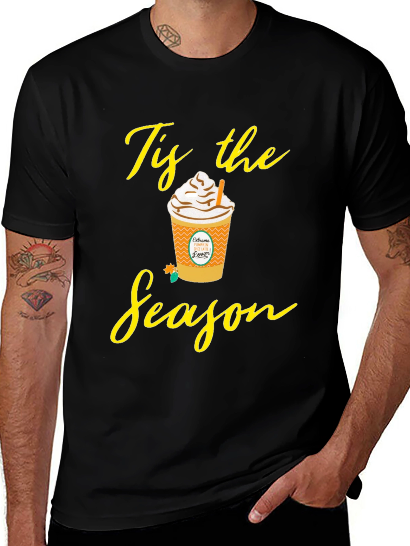 Variant 3 of Tis the Season Coffee Latte T-Shirt