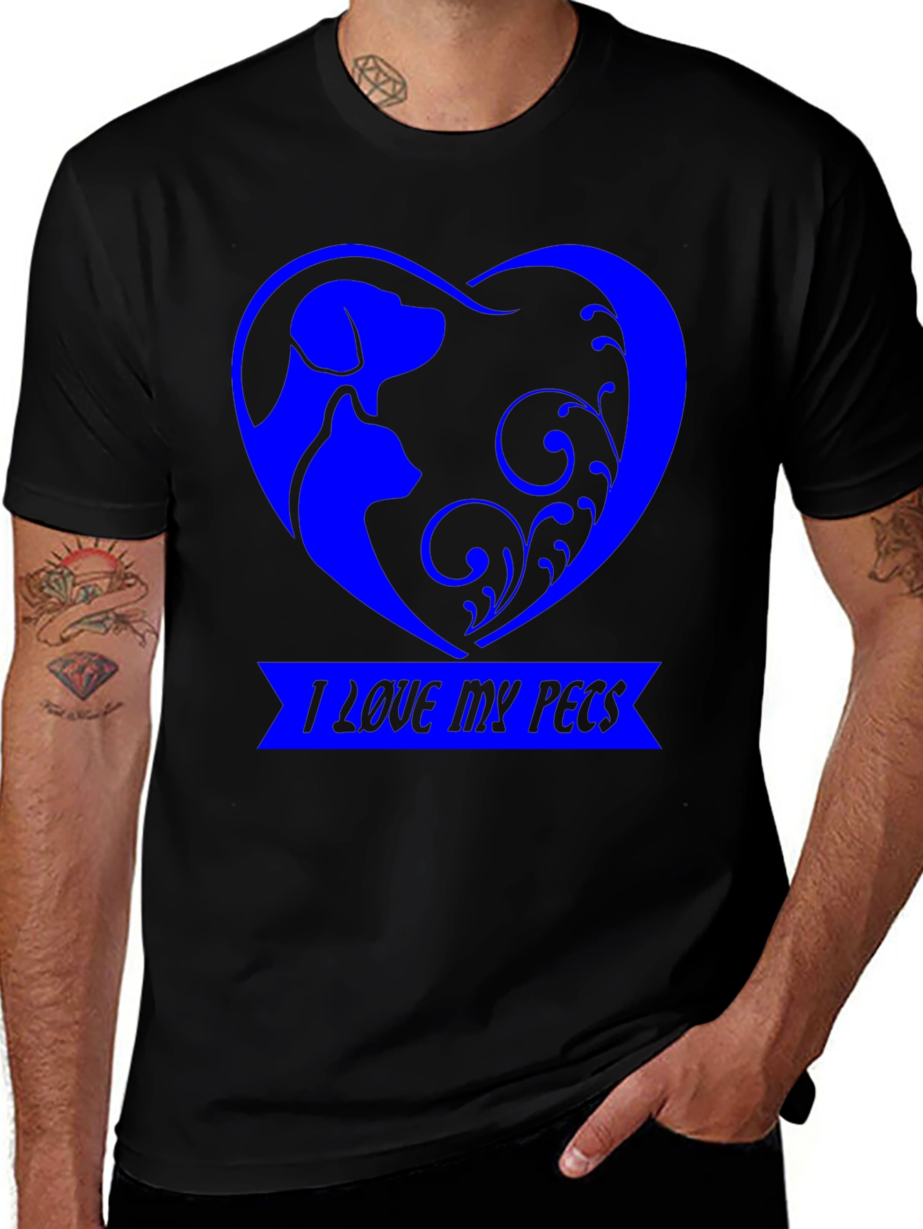 Variant 30 of I Love My Pets T-Shirt