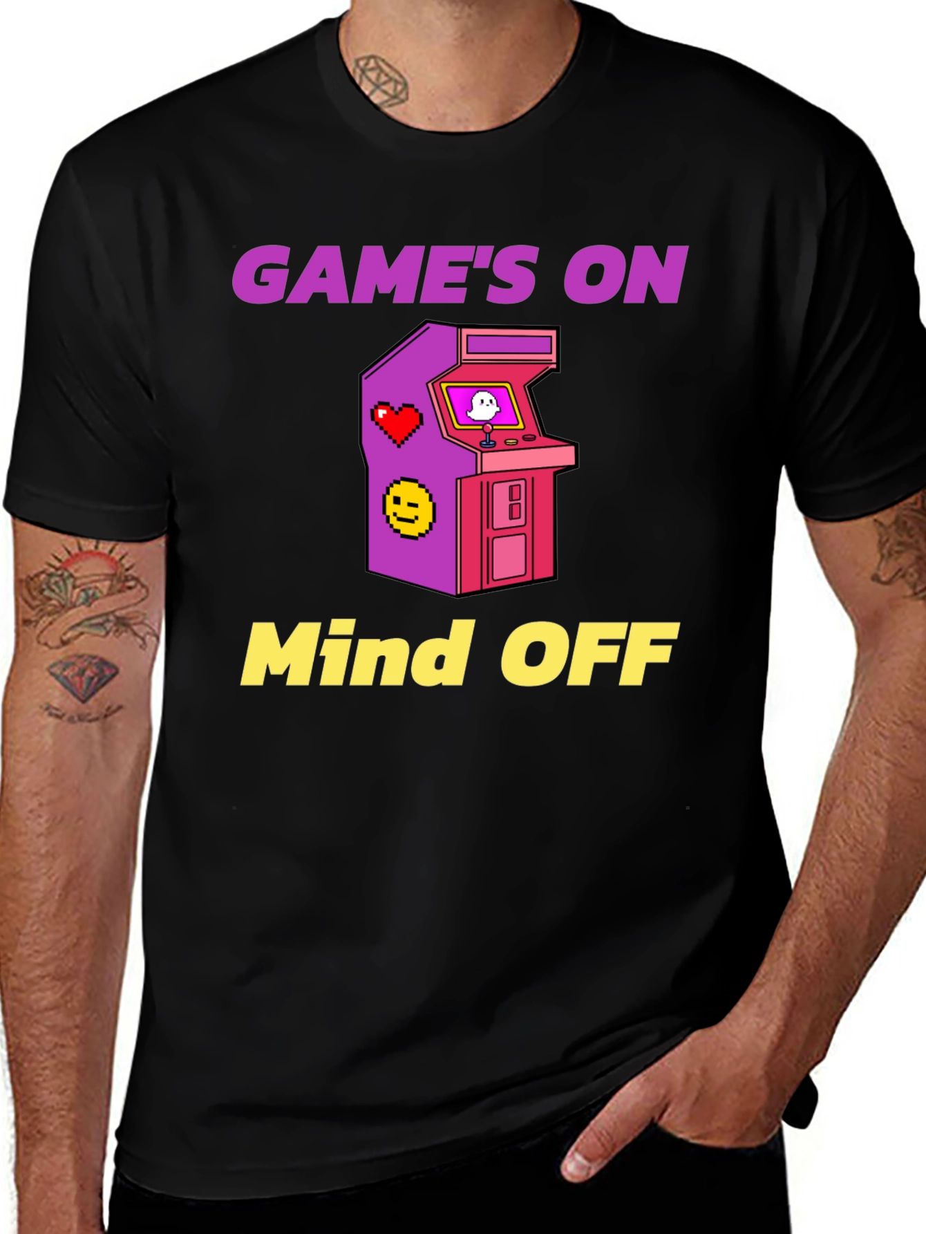 Variant 6 of Game's On Mind Off Graphic Tee