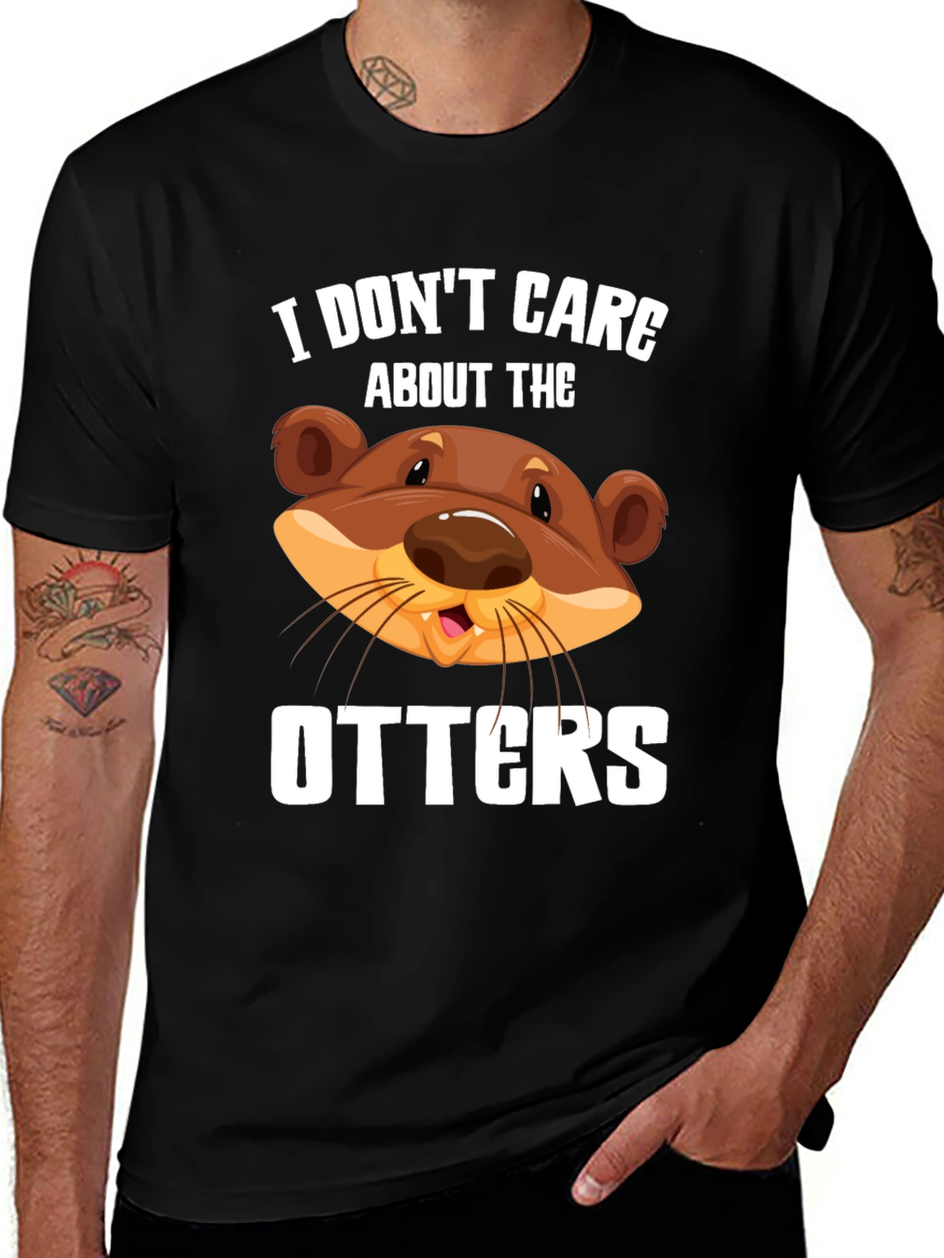 Variant 20 of I Don't Care About The Otters Graphic Tee