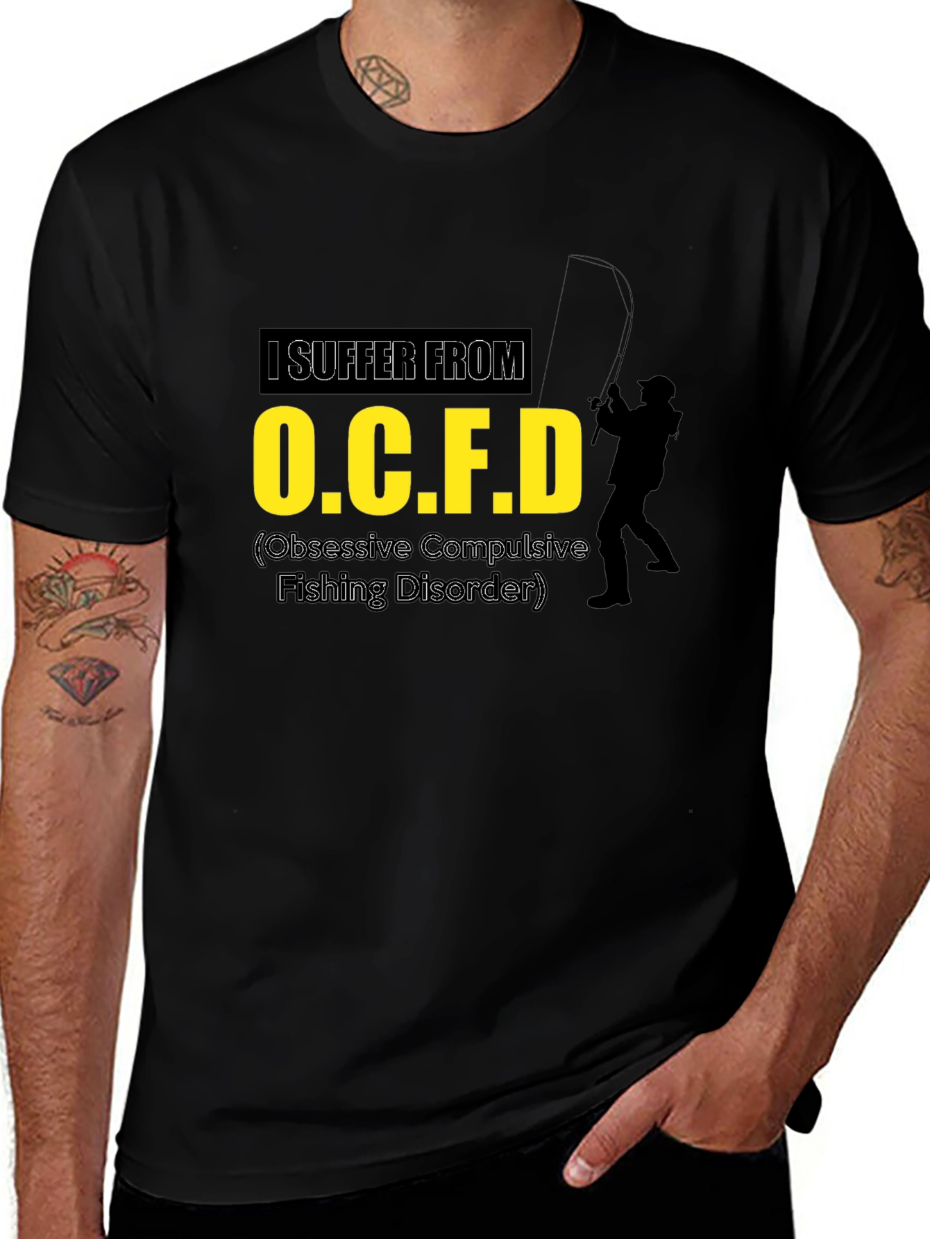 Variant 11 of O.C.F.D. Fishing Disorder Graphic T-Shirt