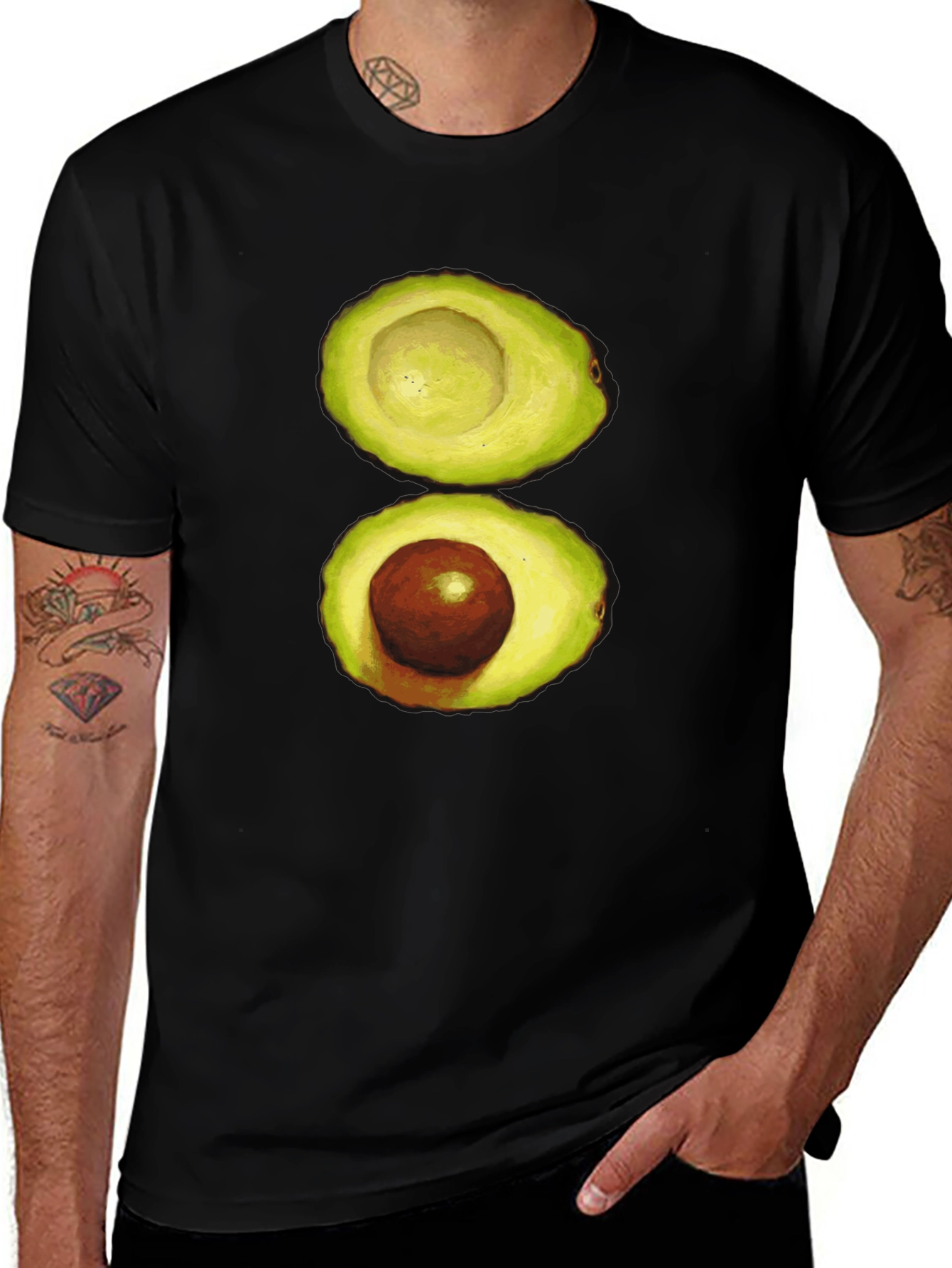Variant 4 of Avocado Graphic Print T-Shirt