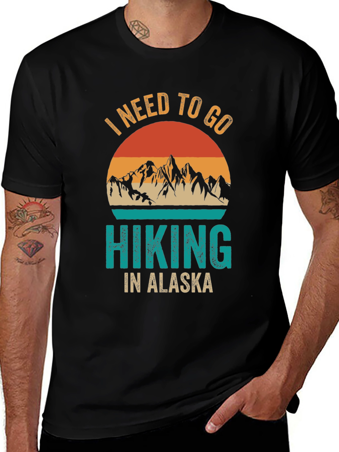 Variant 30 of Hiking in Alaska Graphic Tee