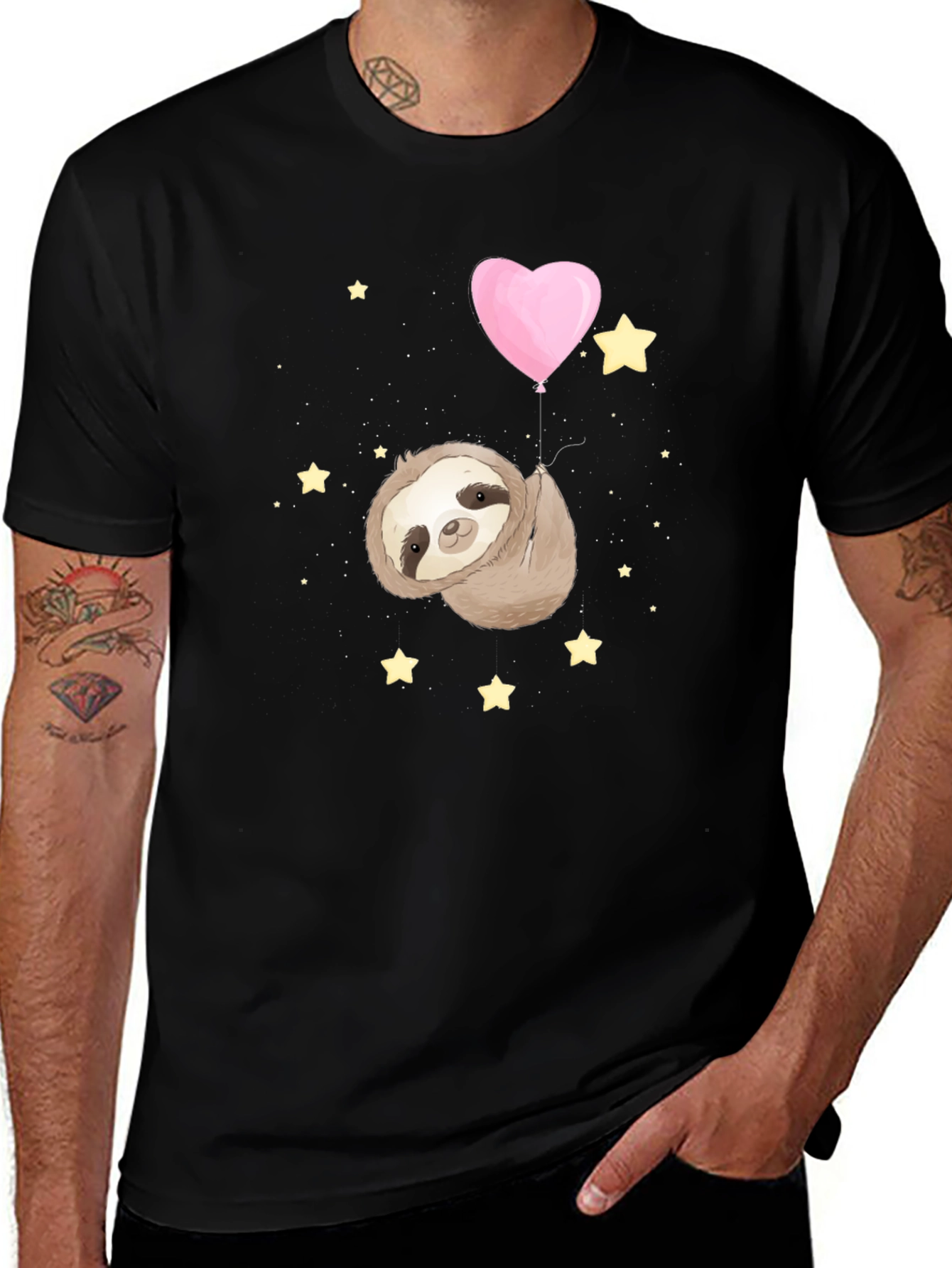 Variant 6 of Sloth Heart Balloon T-Shirt