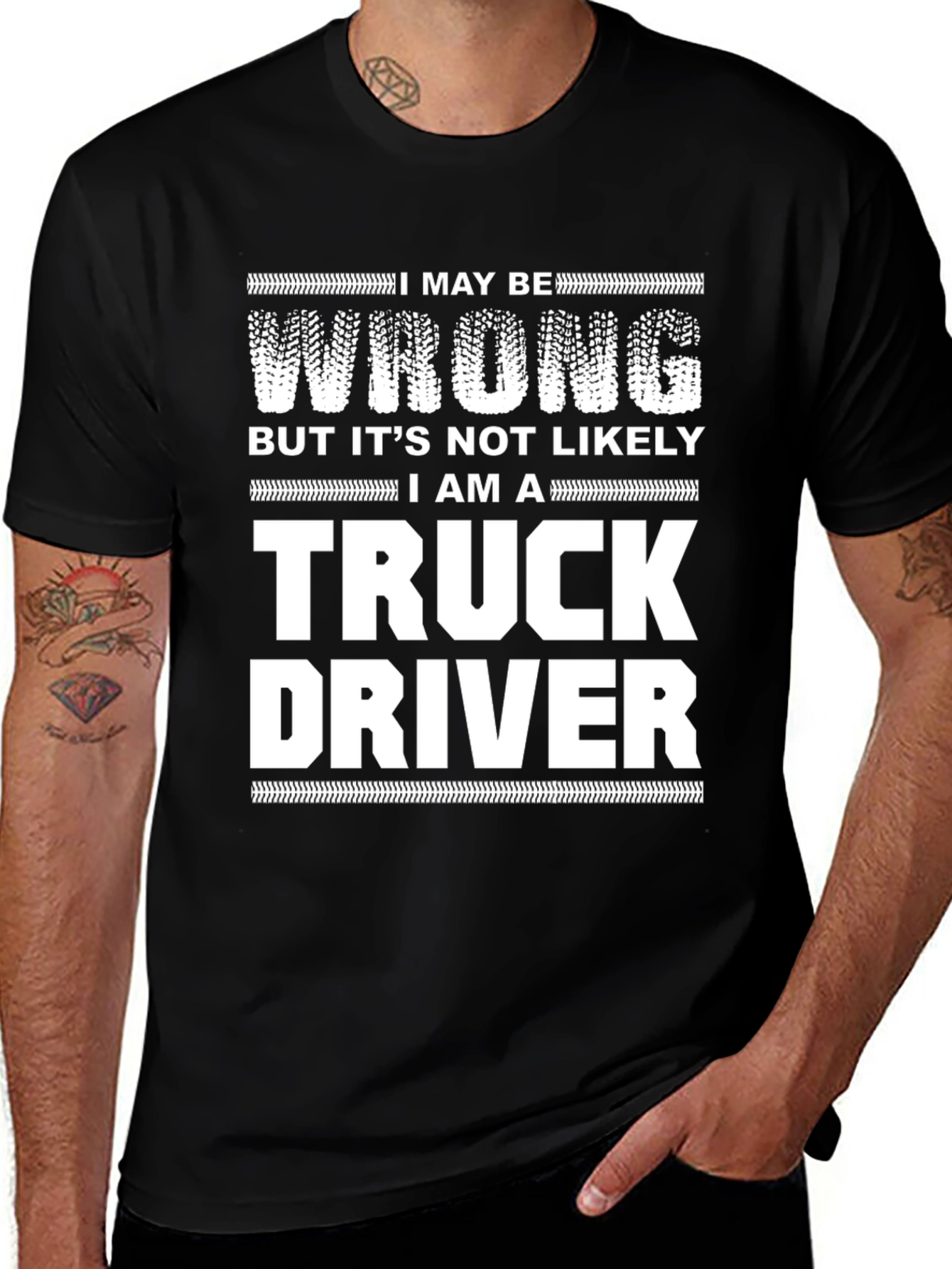 Variant 21 of Truck Driver Novelty Graphic T-Shirt
