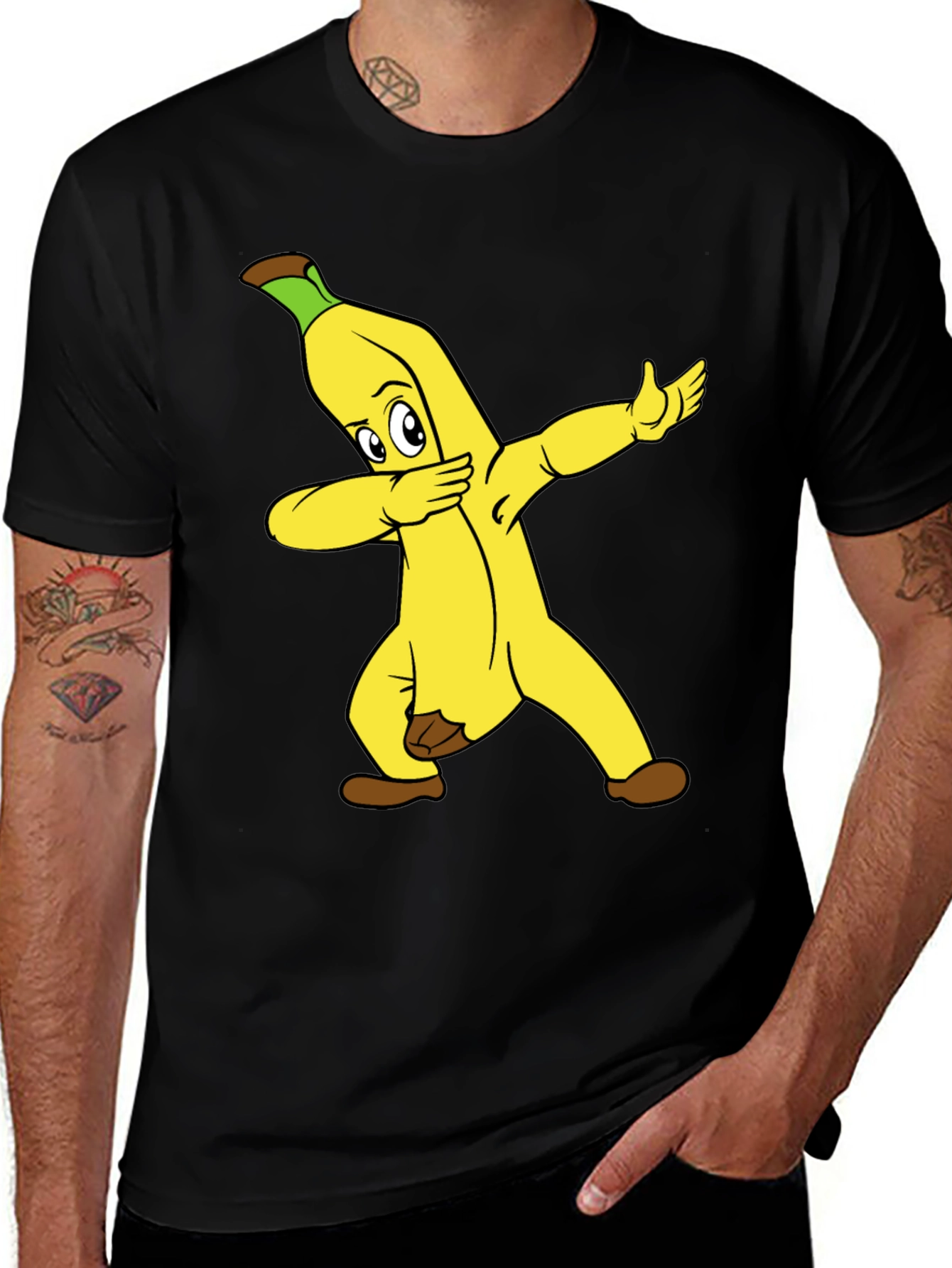 Variant 7 of Dabbing Banana T-Shirt - Funny Fruit Tee