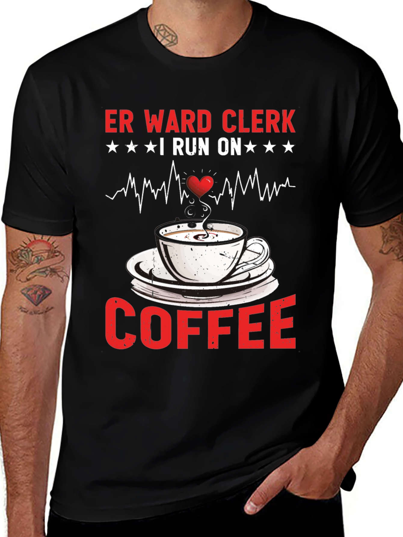 ER Ward Clerk Coffee T-Shirt