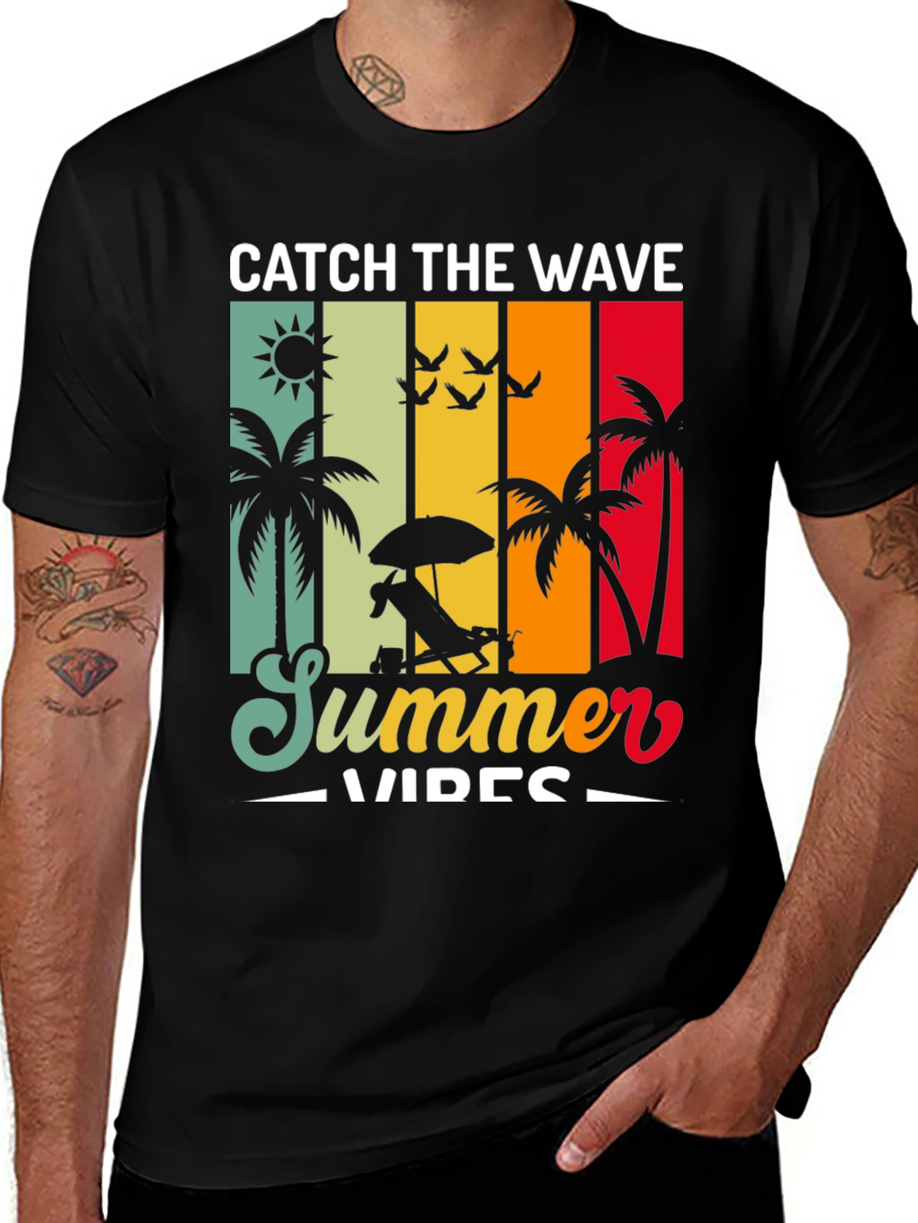 Variant 29 of Catch the Wave Summer Vibes Graphic Tee