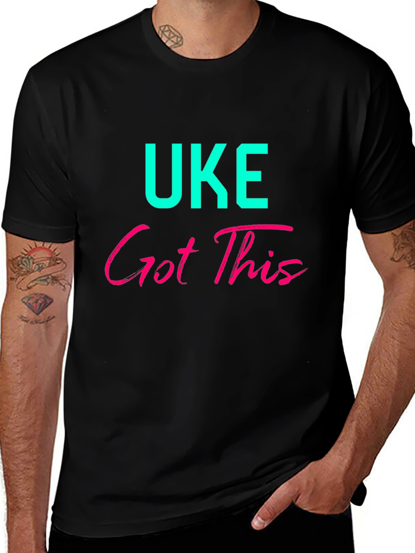 Variant 21 of UKE Got This Graphic Tee - Black Cotton Blend