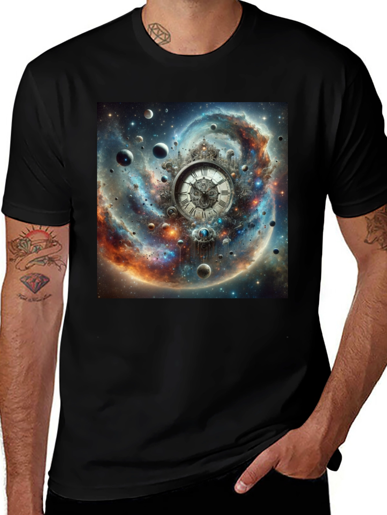 Variant 2 of Cosmic Time Traveler T-Shirt