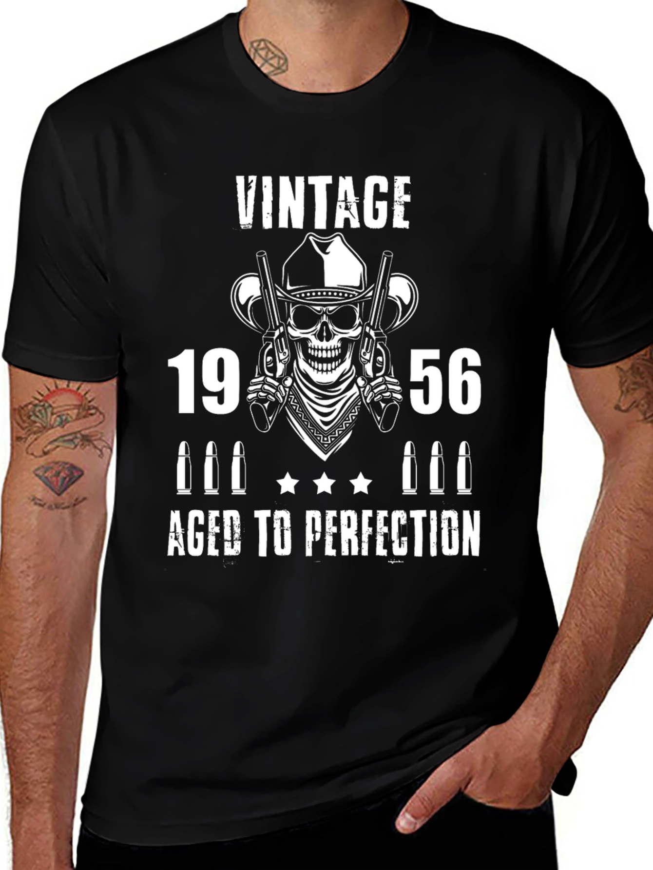 Variant 3 of Vintage 1956 Aged to Perfection Graphic T-Shirt