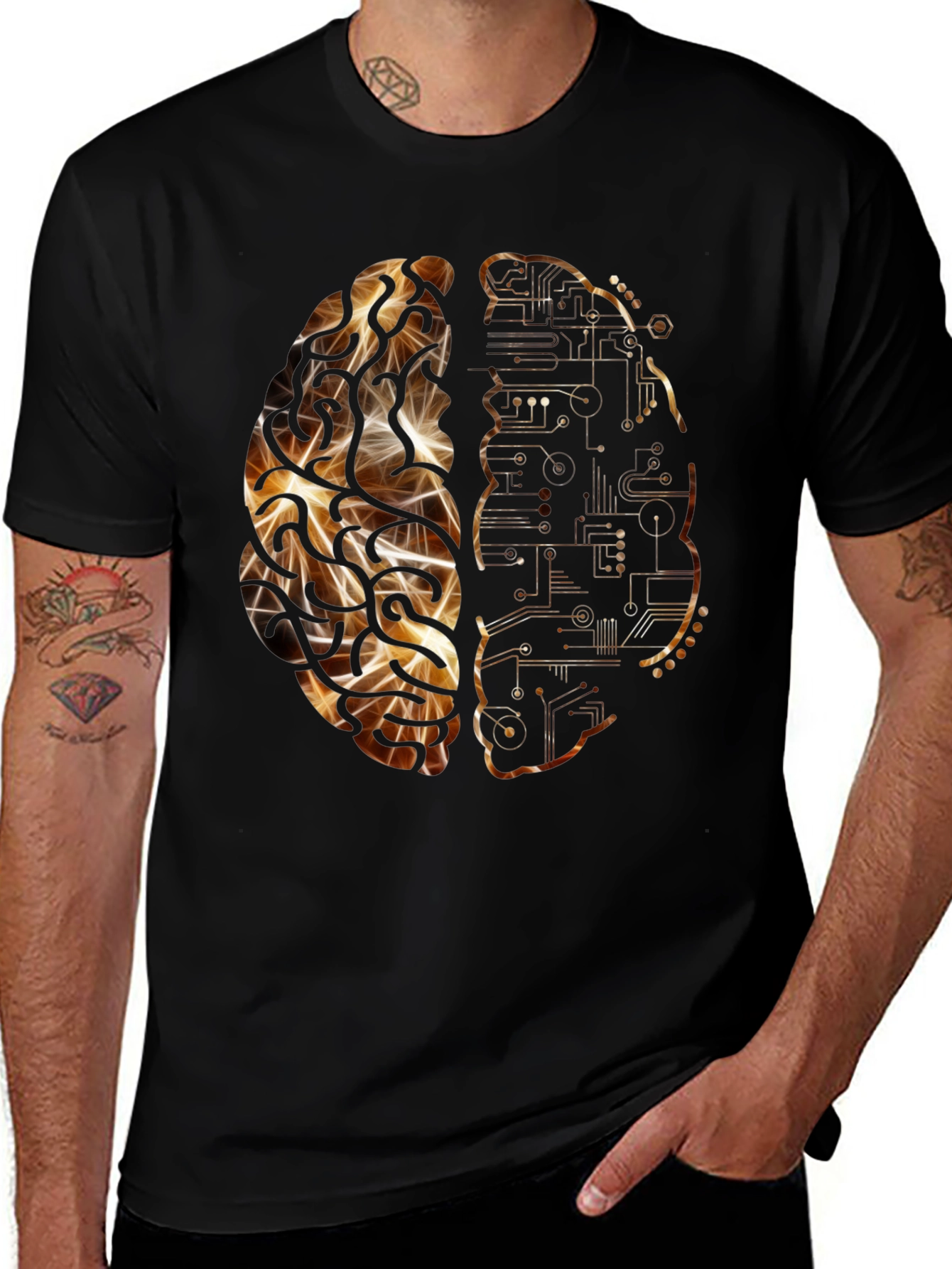 Brain Circuitry Graphic Tee - Mens