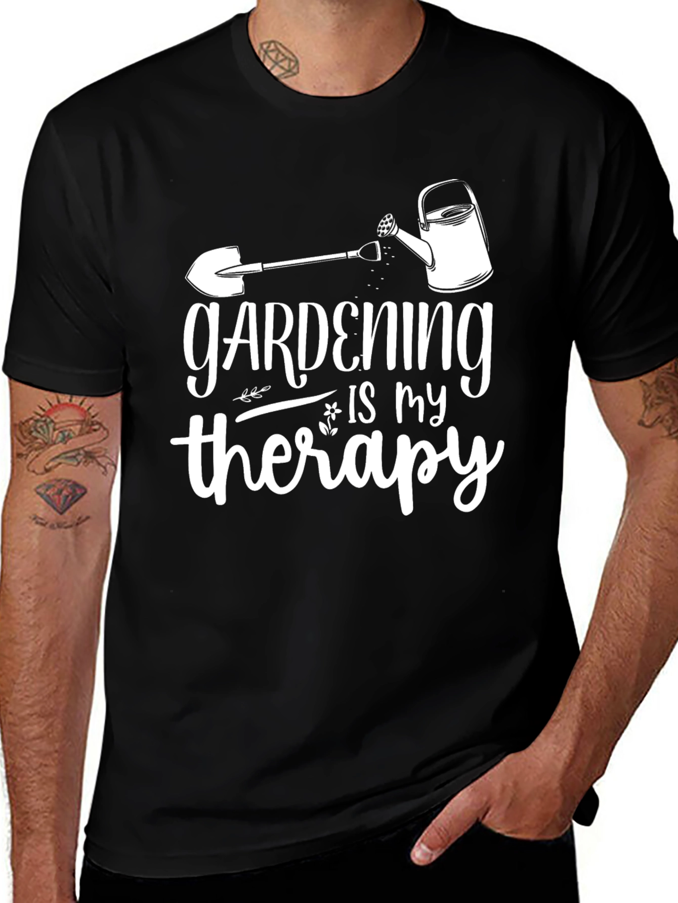Variant 17 of Gardening is My Therapy Graphic Tee