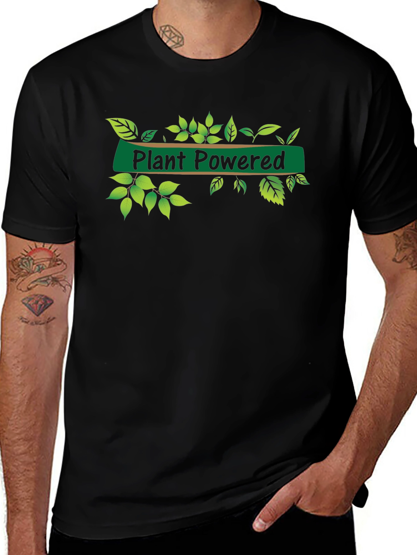 Variant 23 of Plant Powered T-Shirt - Vegan Apparel