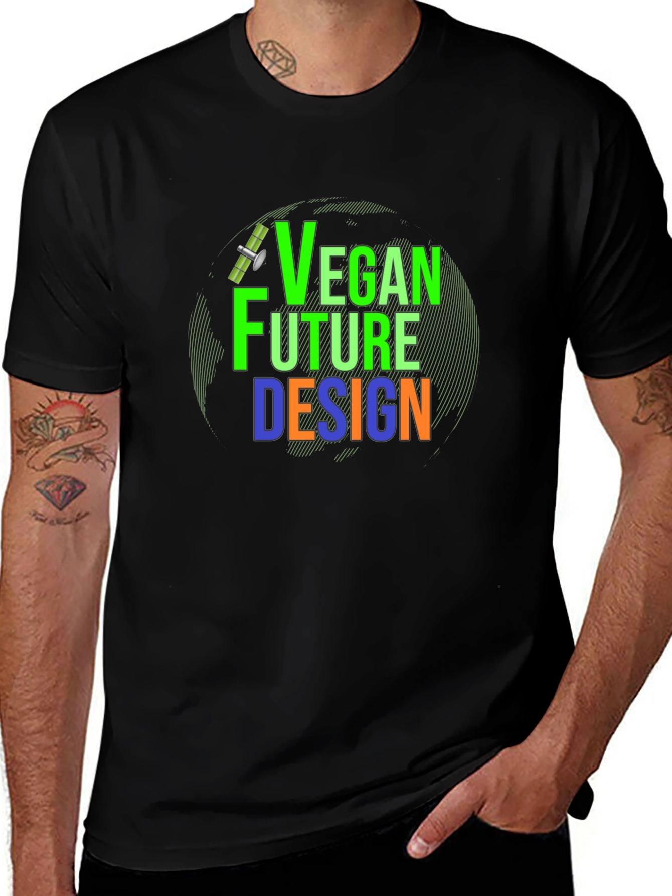 Variant 6 of Vegan Future Design T-Shirt