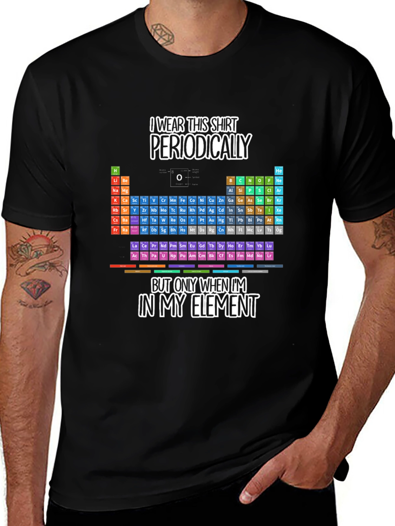 Periodic Table T-Shirt - "In My Element" Funny Science Tee