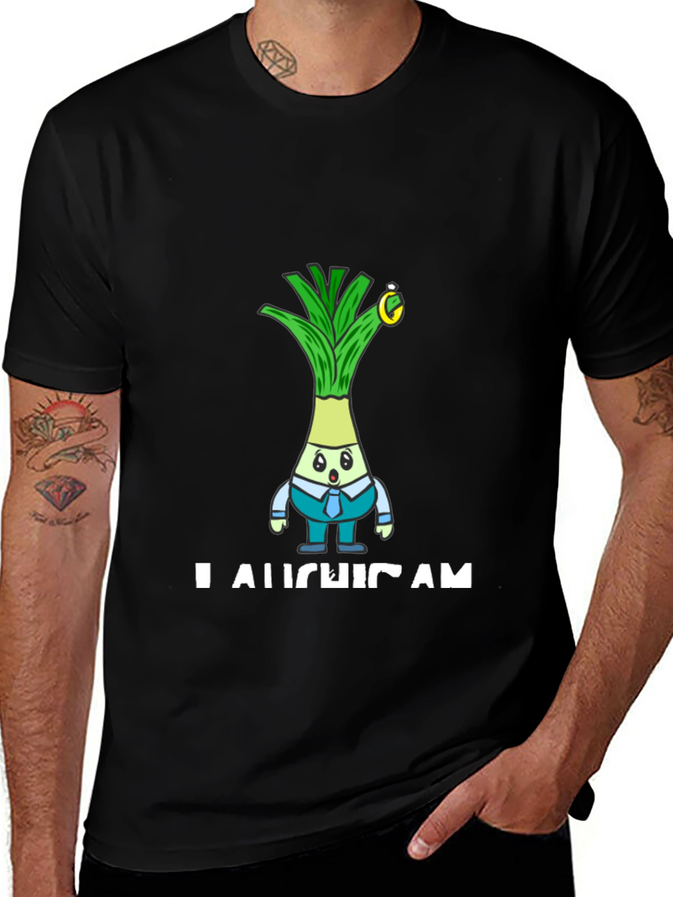 Funny Leek Pun T-Shirt - 'I Leek Em'