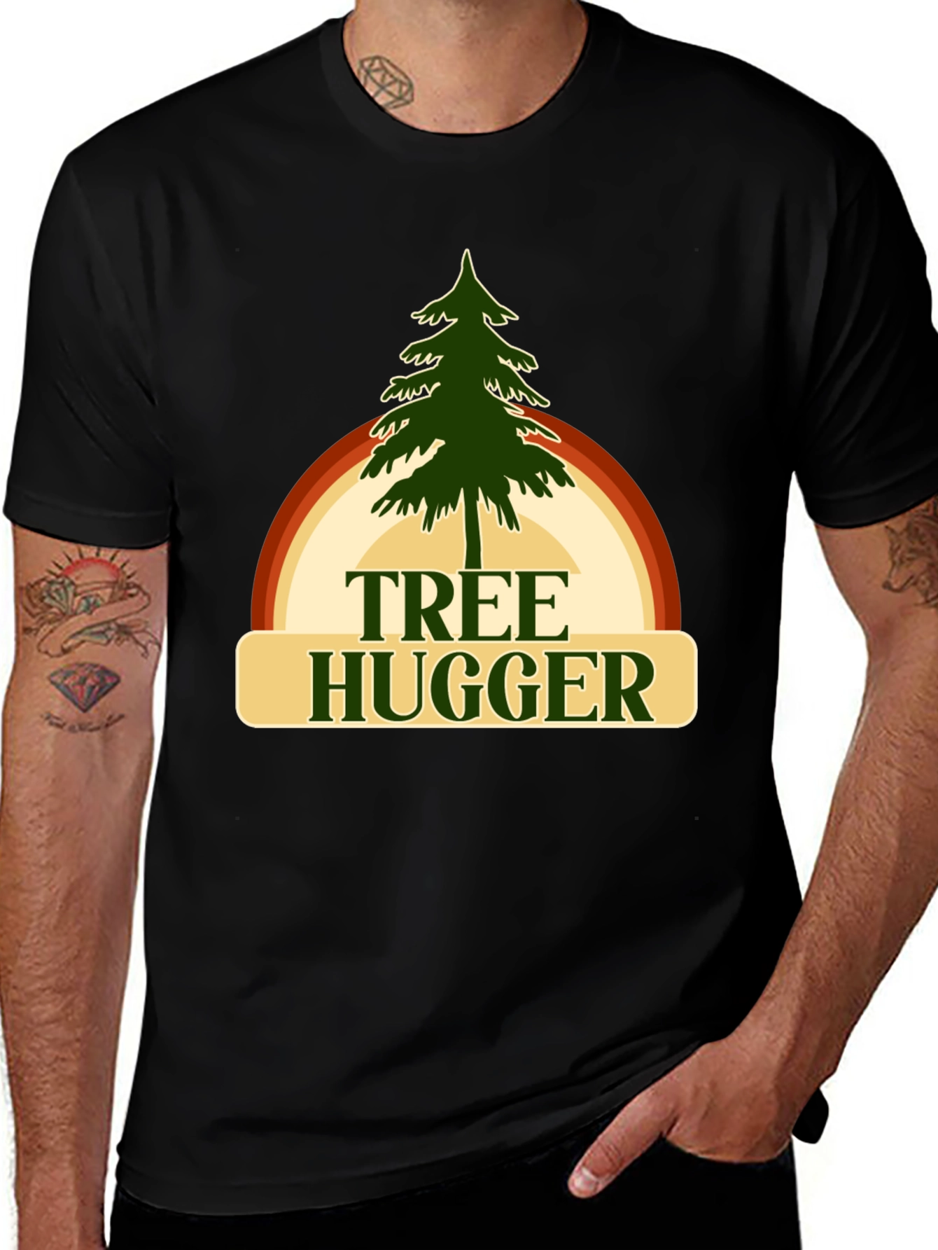 Variant 18 of Tree Hugger T-Shirt - Nature Lover Tee