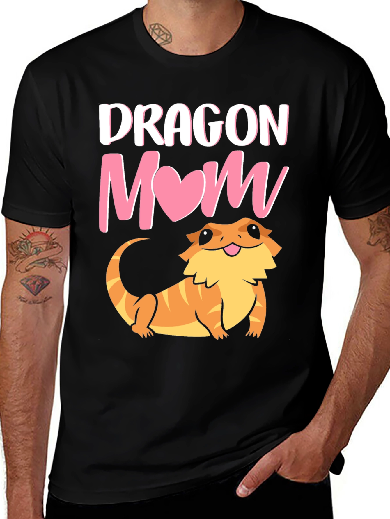Dragon Mom T-Shirt - Bearded Dragon Lover Tee