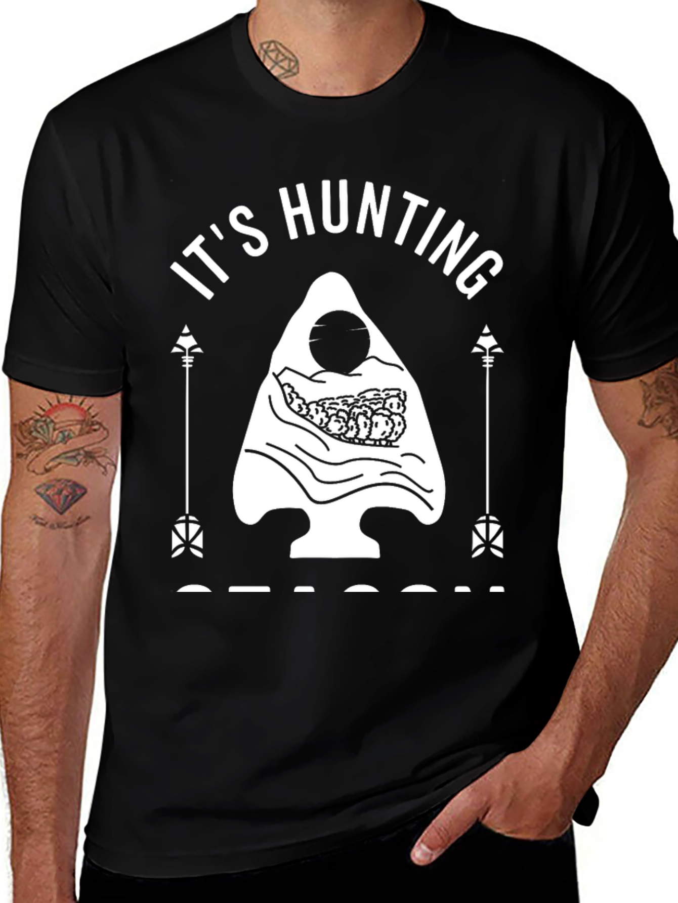Variant 6 of Hunting Season Black Graphic Tee