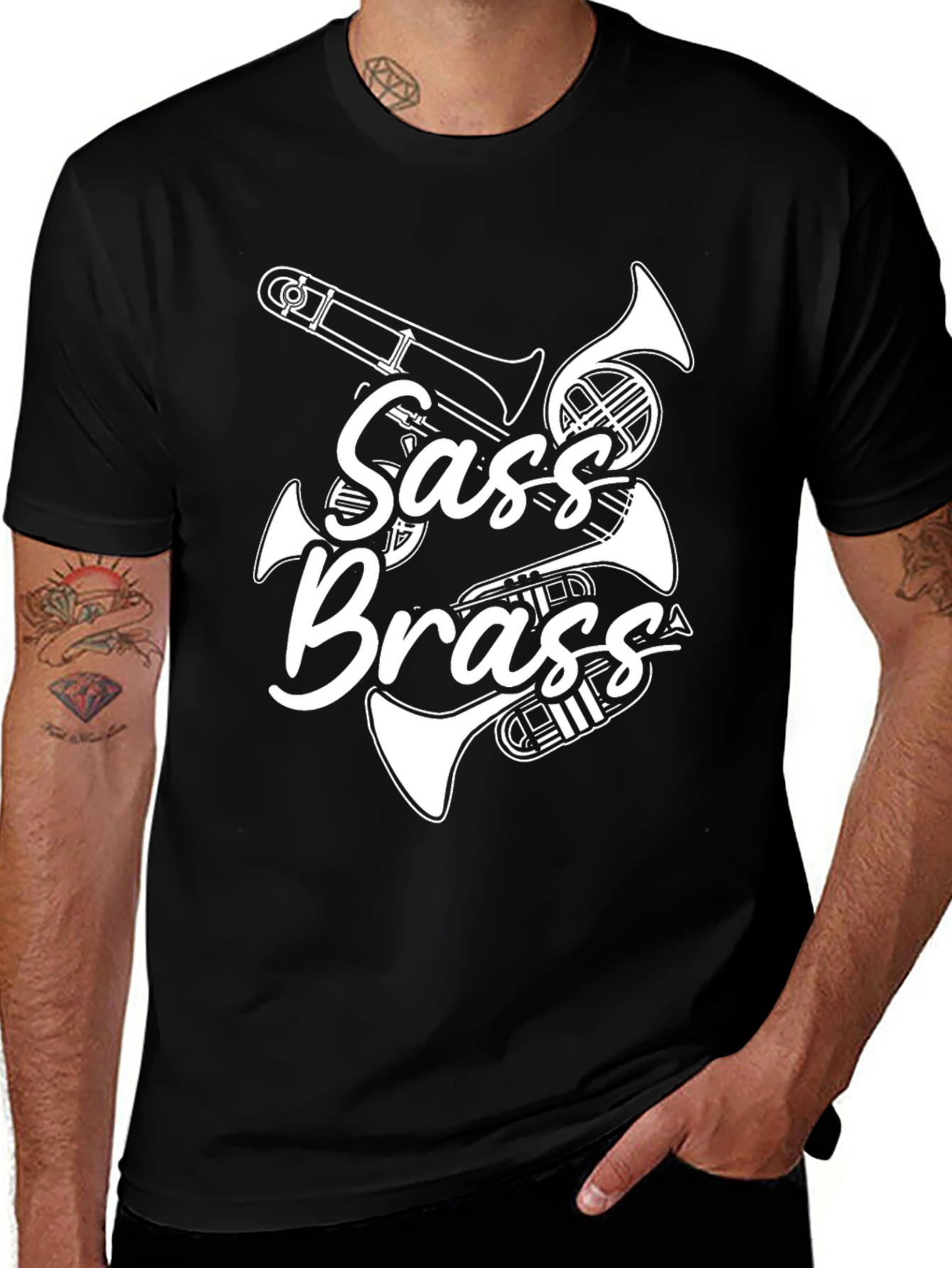 Sass Brass T-Shirt - Musician Tee