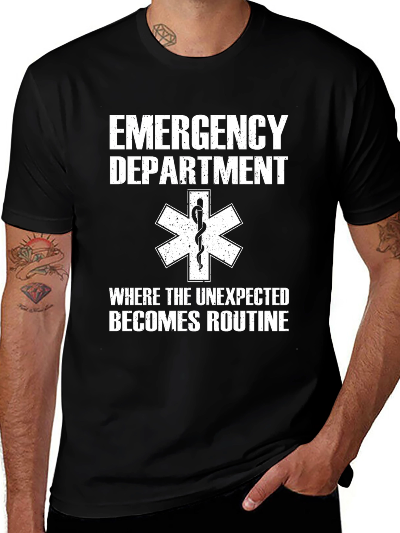 Emergency Department T-Shirt: Where the Unexpected is Routine
