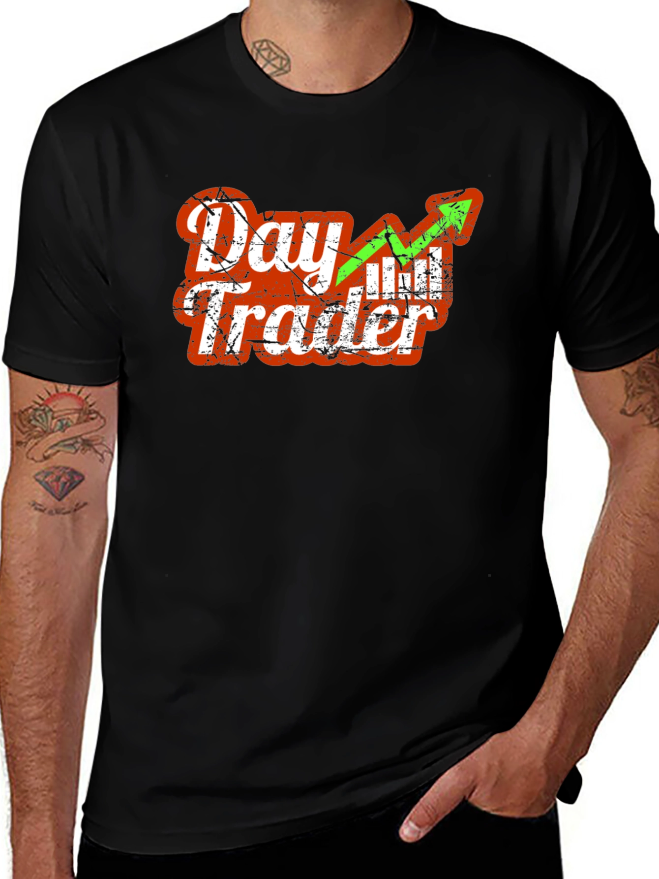 Variant 8 of Day Trader Graphic T-Shirt - Stock Market Apparel