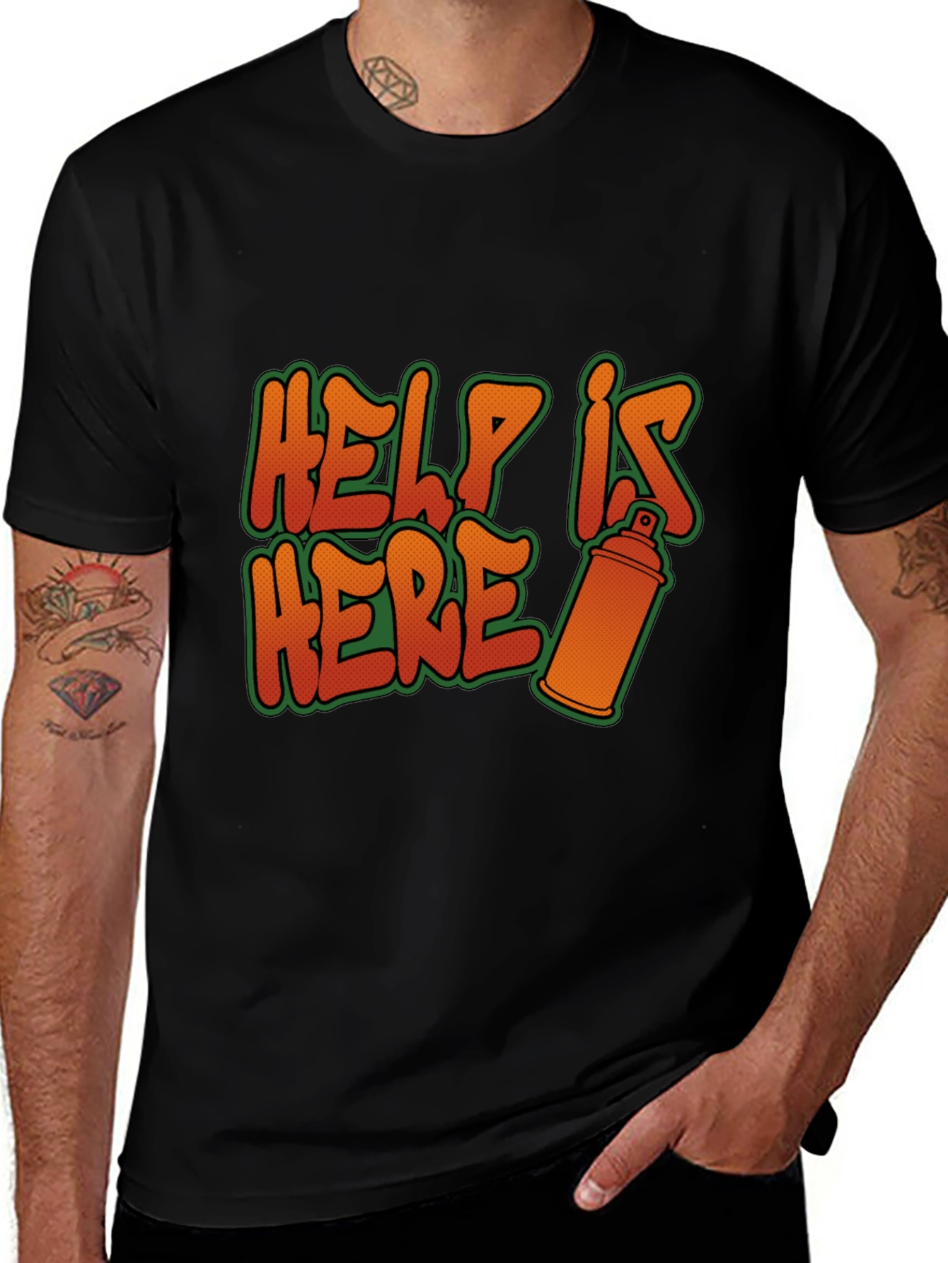 Help Is Here Graphic T-Shirt