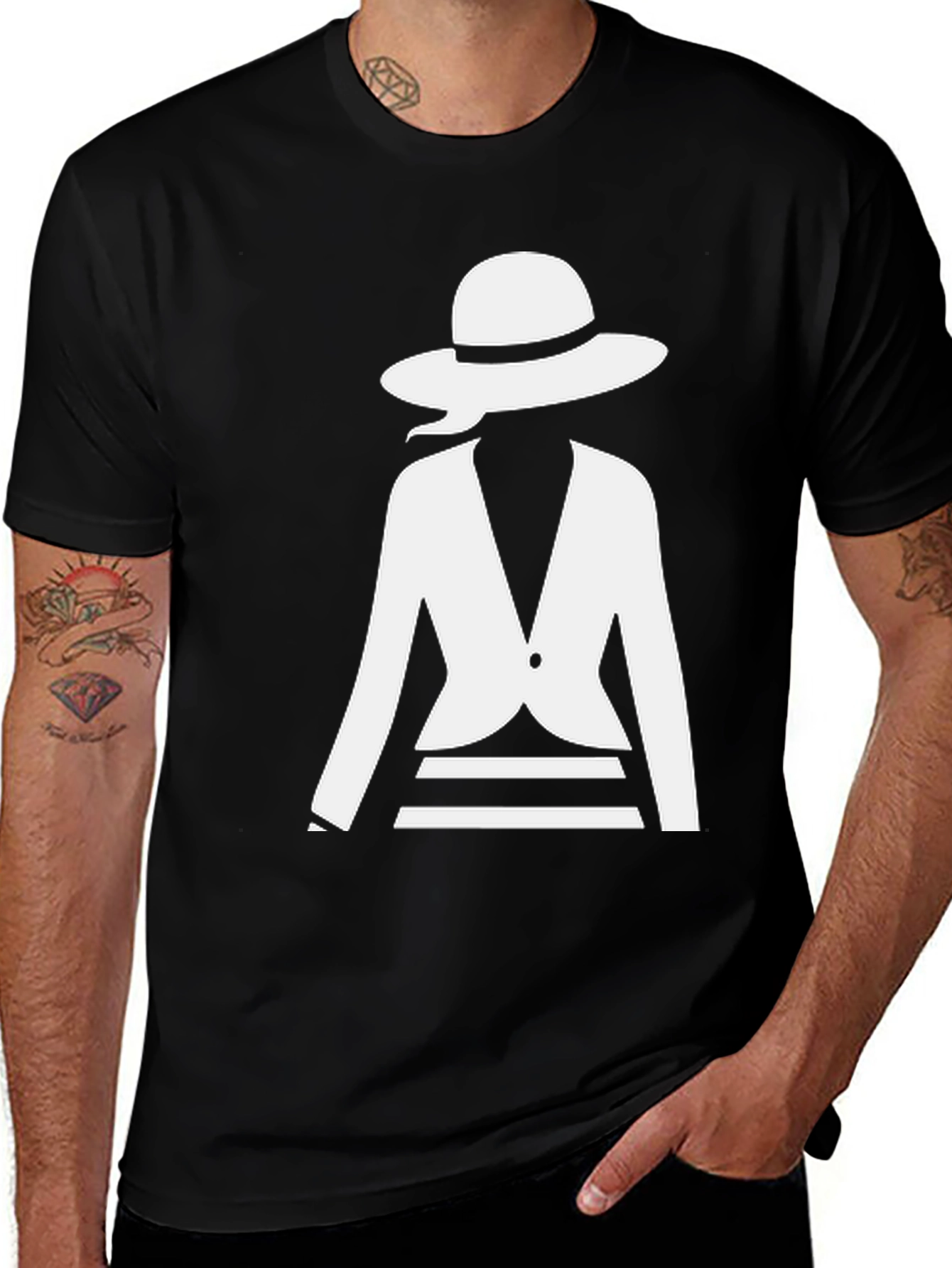 Variant 28 of Sophisticated Silhouette Tee