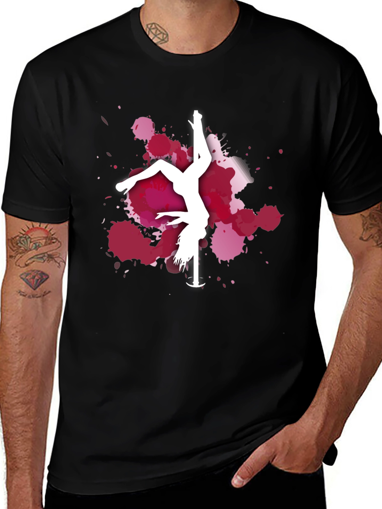 Variant 6 of Pole Dance Graphic Tee - Unique Design, Comfortable Fit