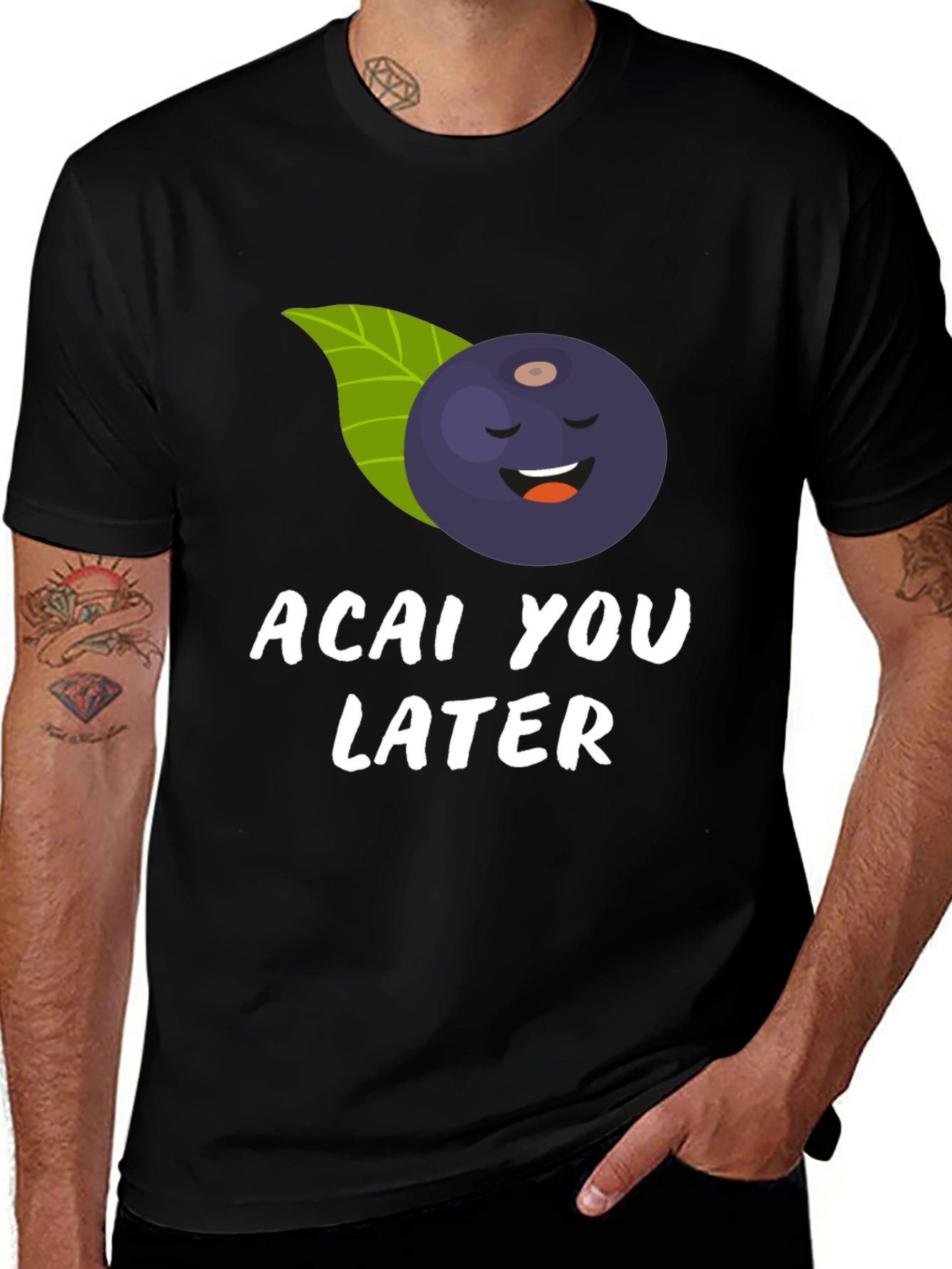 Variant 2 of Acai You Later Funny Graphic Tee