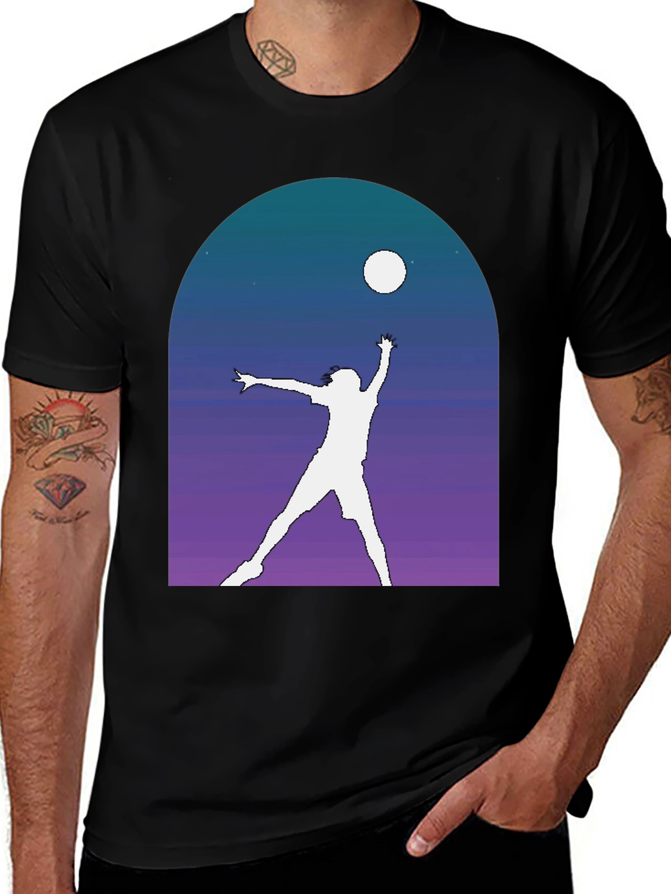 Variant 5 of Catch the Moon T-Shirt