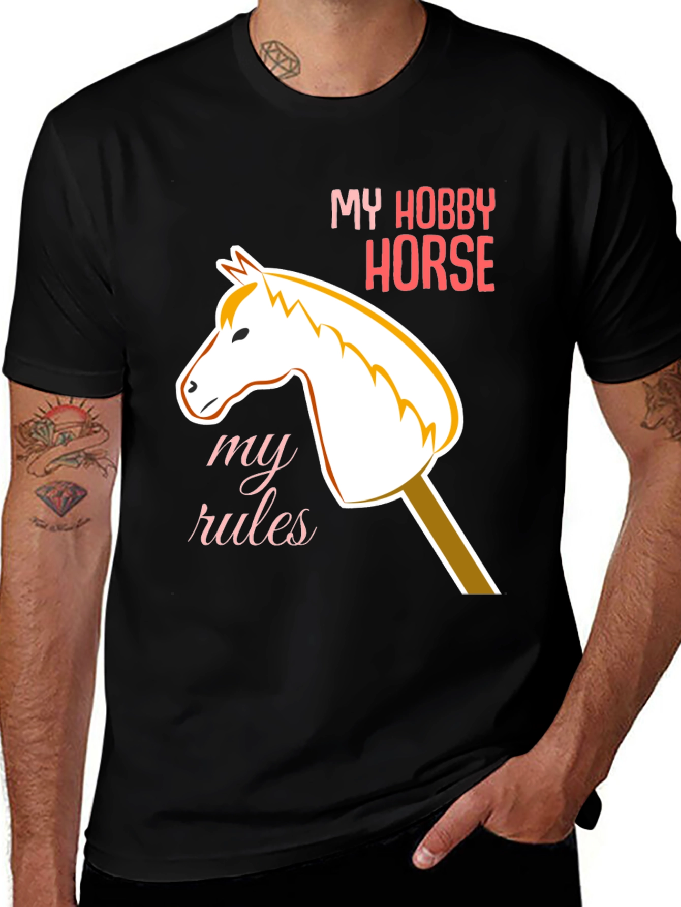 Variant 14 of My Hobby Horse T-Shirt - Playful Equestrian Style