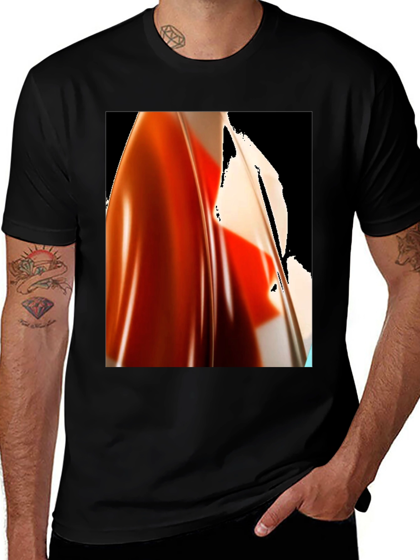 Variant 23 of Abstract Art Graphic Print Tee
