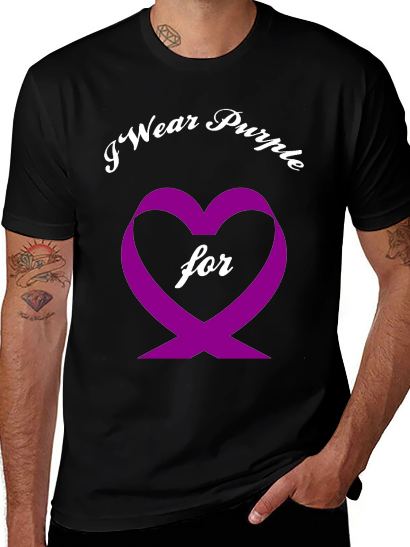 Variant 18 of I Wear Purple T-Shirt