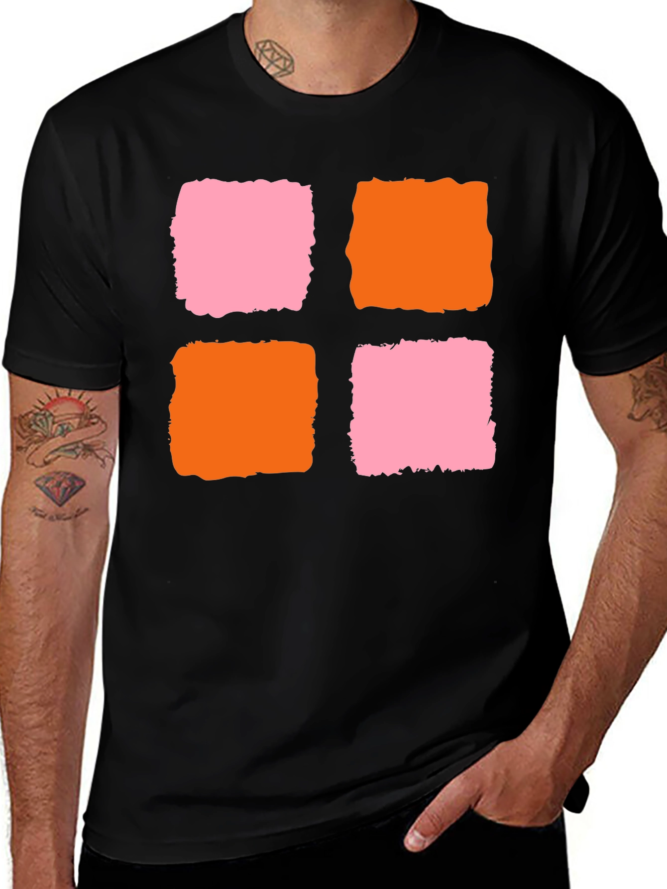 Variant 5 of Modern Art T-Shirt - Abstract Squares