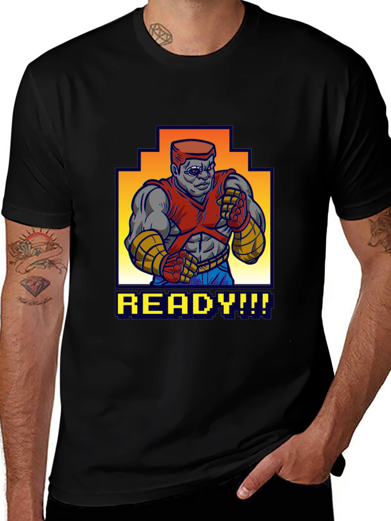 Variant 25 of Retro Arcade Pixel Art T-Shirt - Ready!