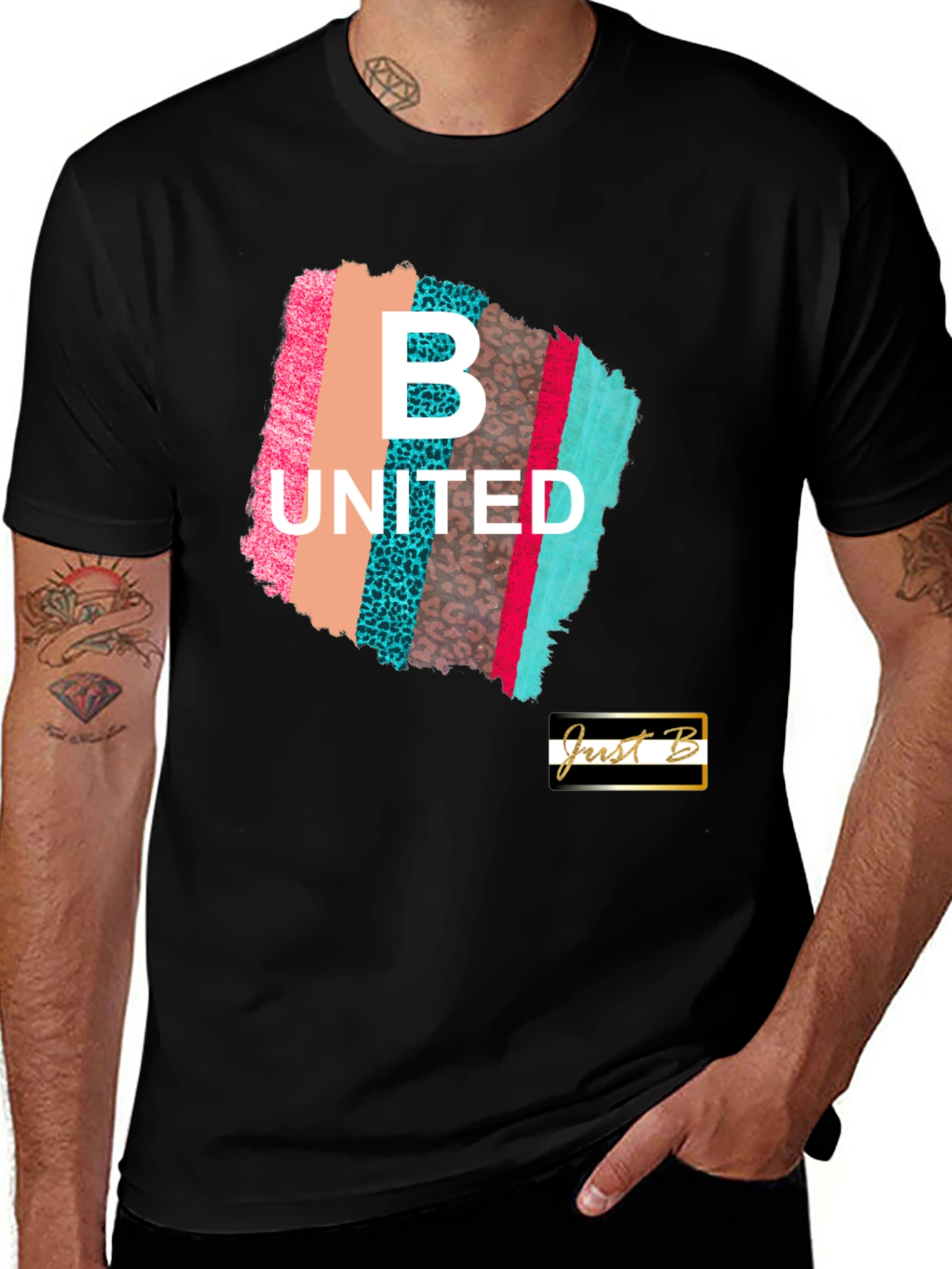 Variant 15 of B United Graphic T-Shirt - Men's Short Sleeve Crew Neck
