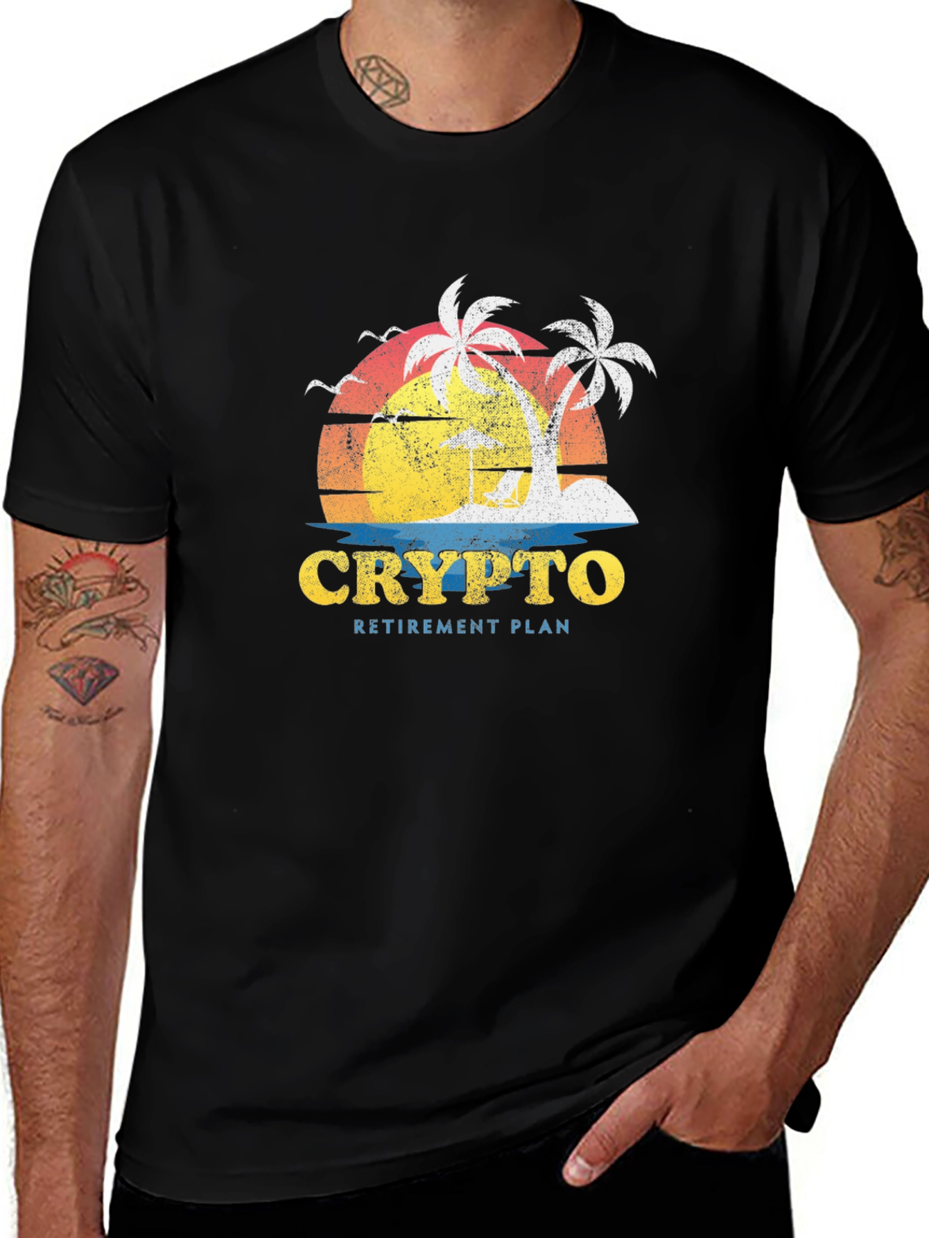 Variant 12 of Crypto Retirement Plan Graphic T-Shirt
