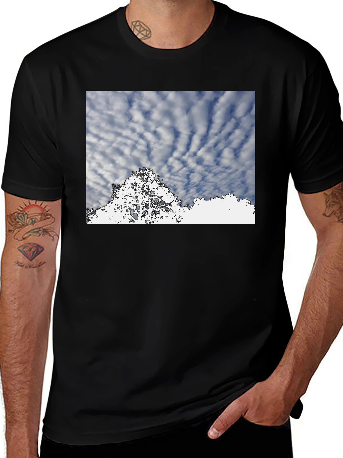 Variant 22 of Cloudscape Graphic T-Shirt