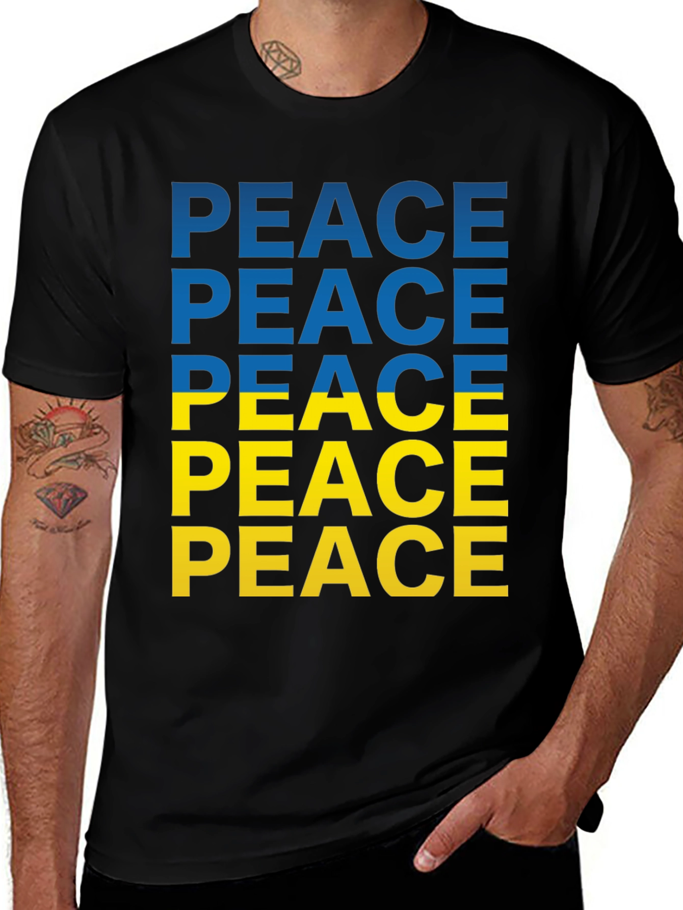 Ukraine Peace T-Shirt - Stand for Peace