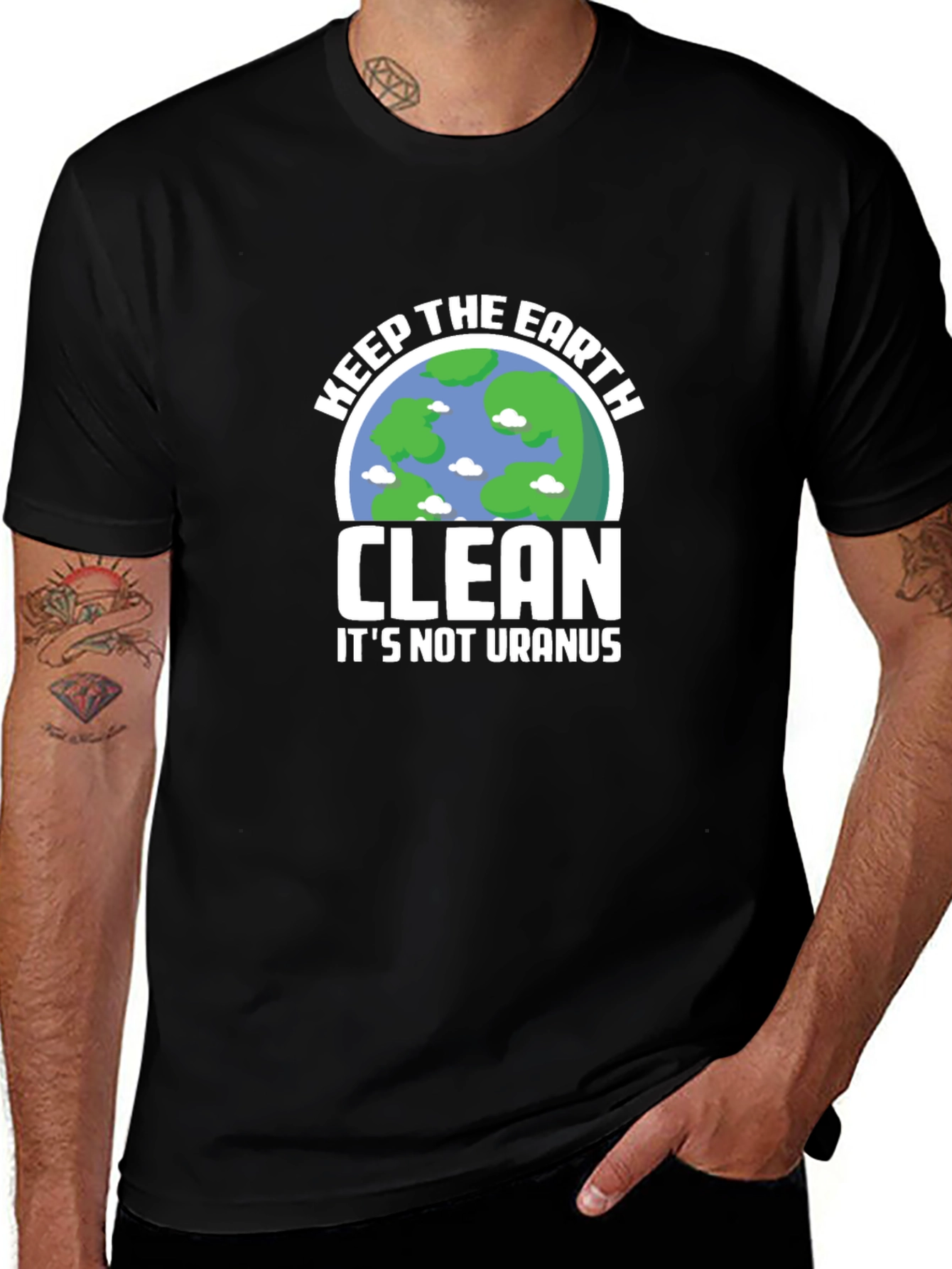 Variant 26 of Keep the Earth Clean Graphic Tee