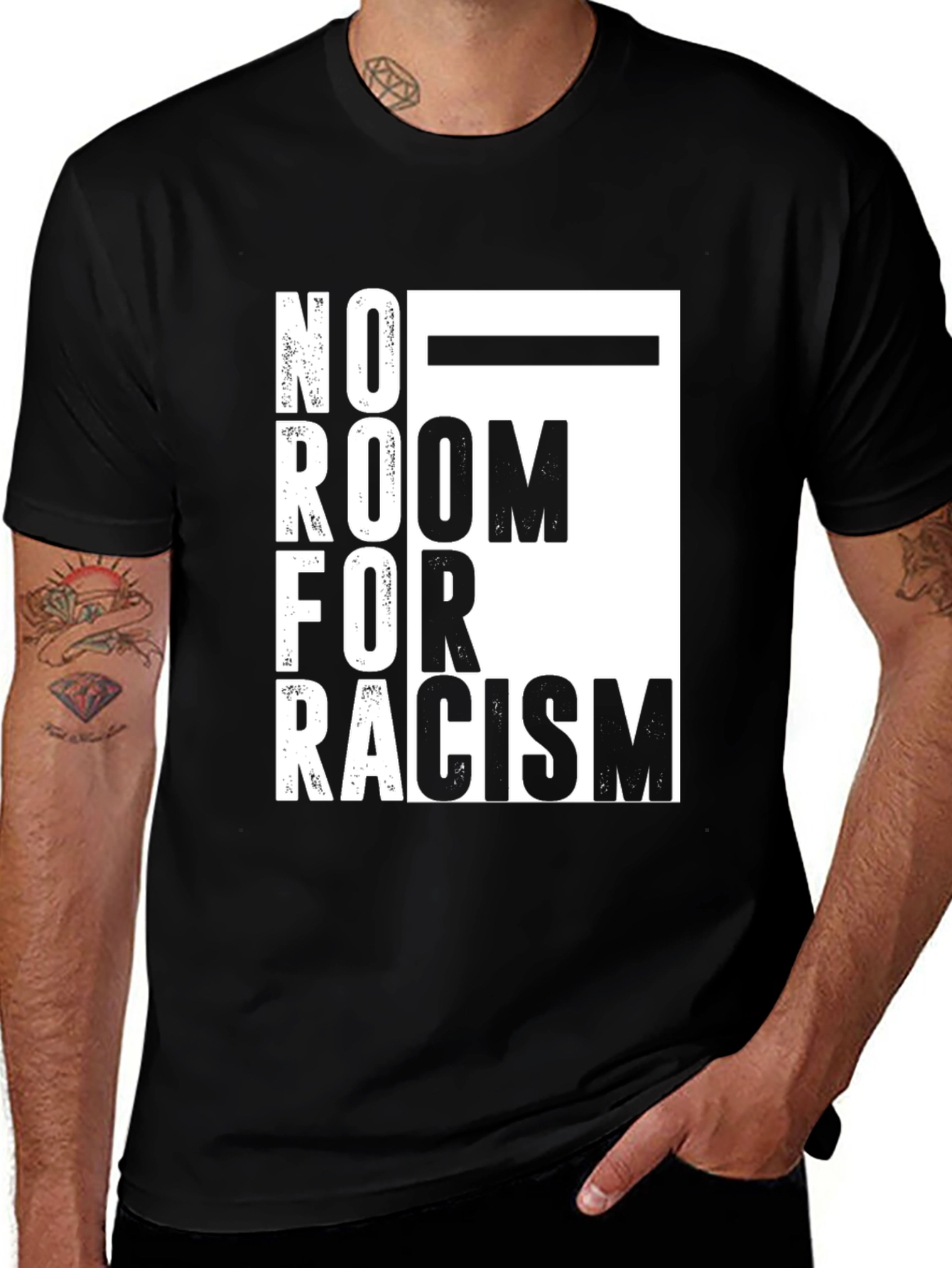 Variant 11 of No Room For Racism T-Shirt - Stand Against Hate
