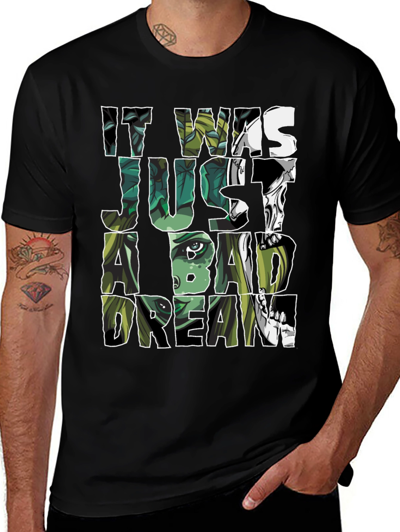 Variant 7 of It Was Just A Bad Dream Graphic T-Shirt