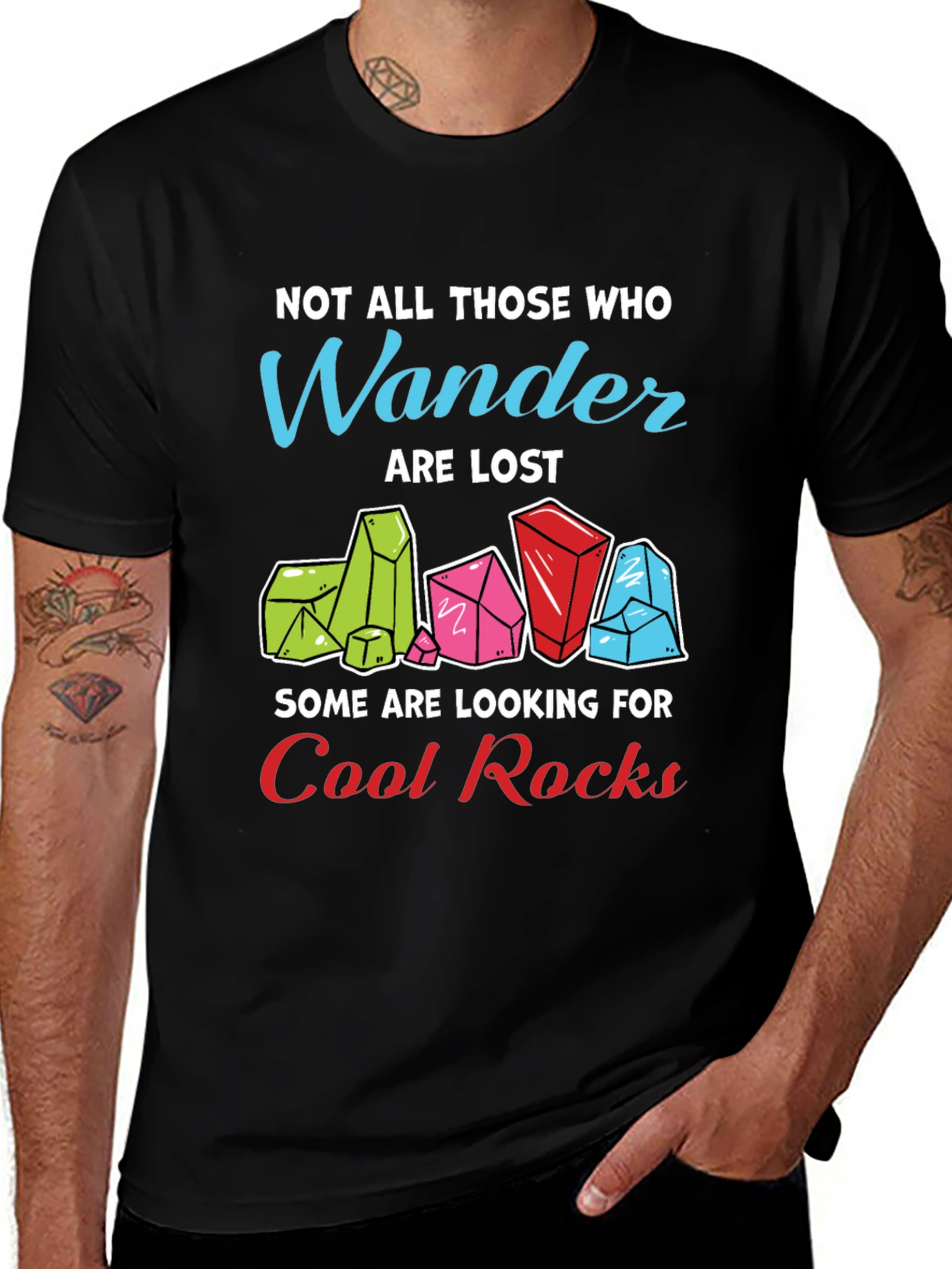Variant 20 of Wander Lost Cool Rocks T-Shirt