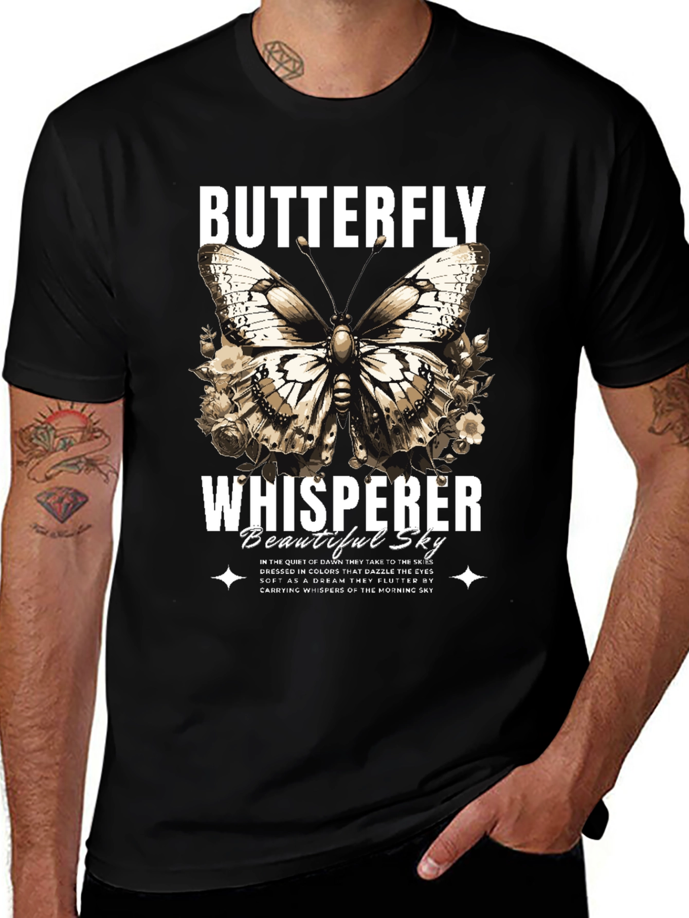 Variant 19 of Butterfly Whisperer Graphic T-Shirt