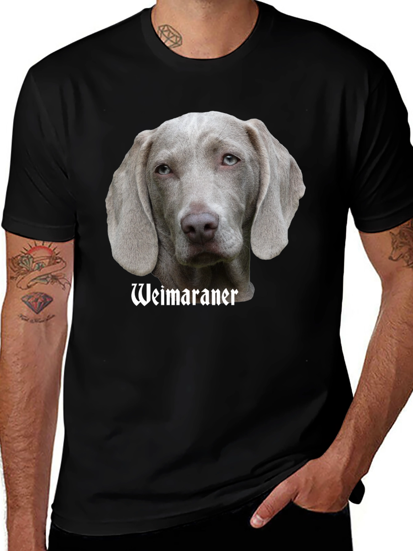 Weimaraner Dog Breed Graphic T-Shirt