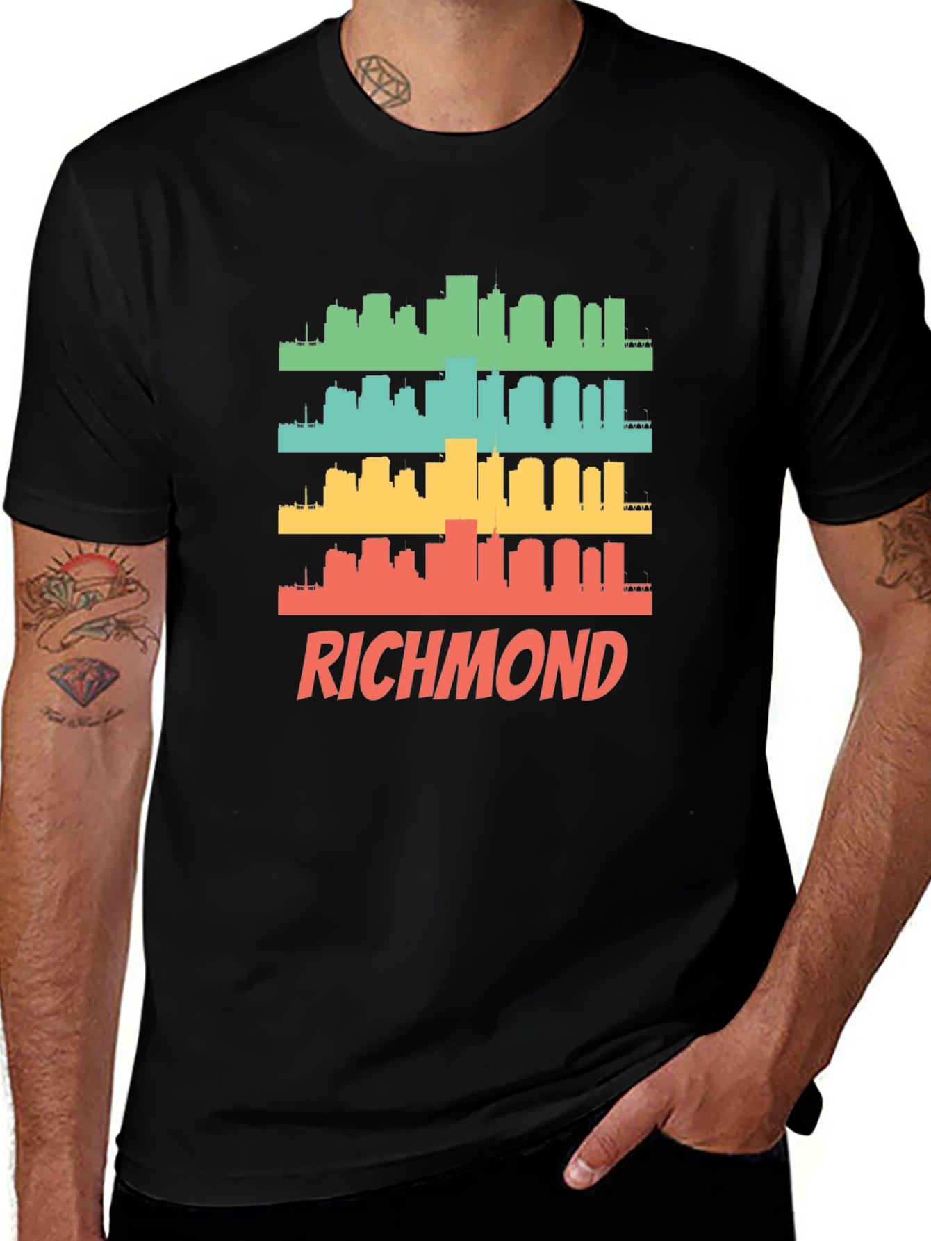 Variant 13 of Richmond Retro Skyline T-Shirt